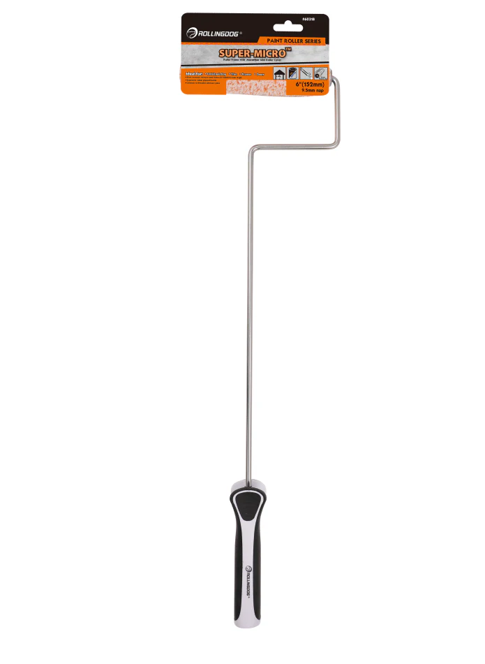 SUPER-MICRO™ 6″ Roller Frame with Microfiber Mini Roller Cover – Smooth Finish Painting Tool - Alvarez Pro Painting LLC