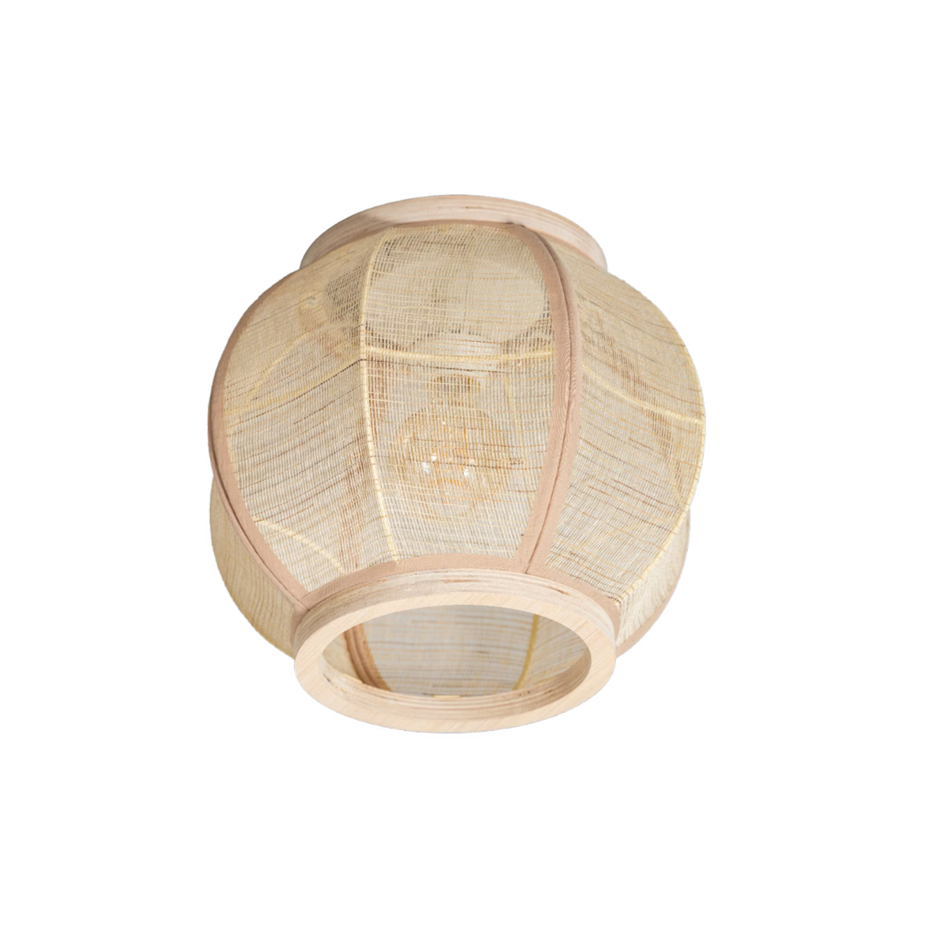 Plafondlamp Fabric Ø30 cm naturel