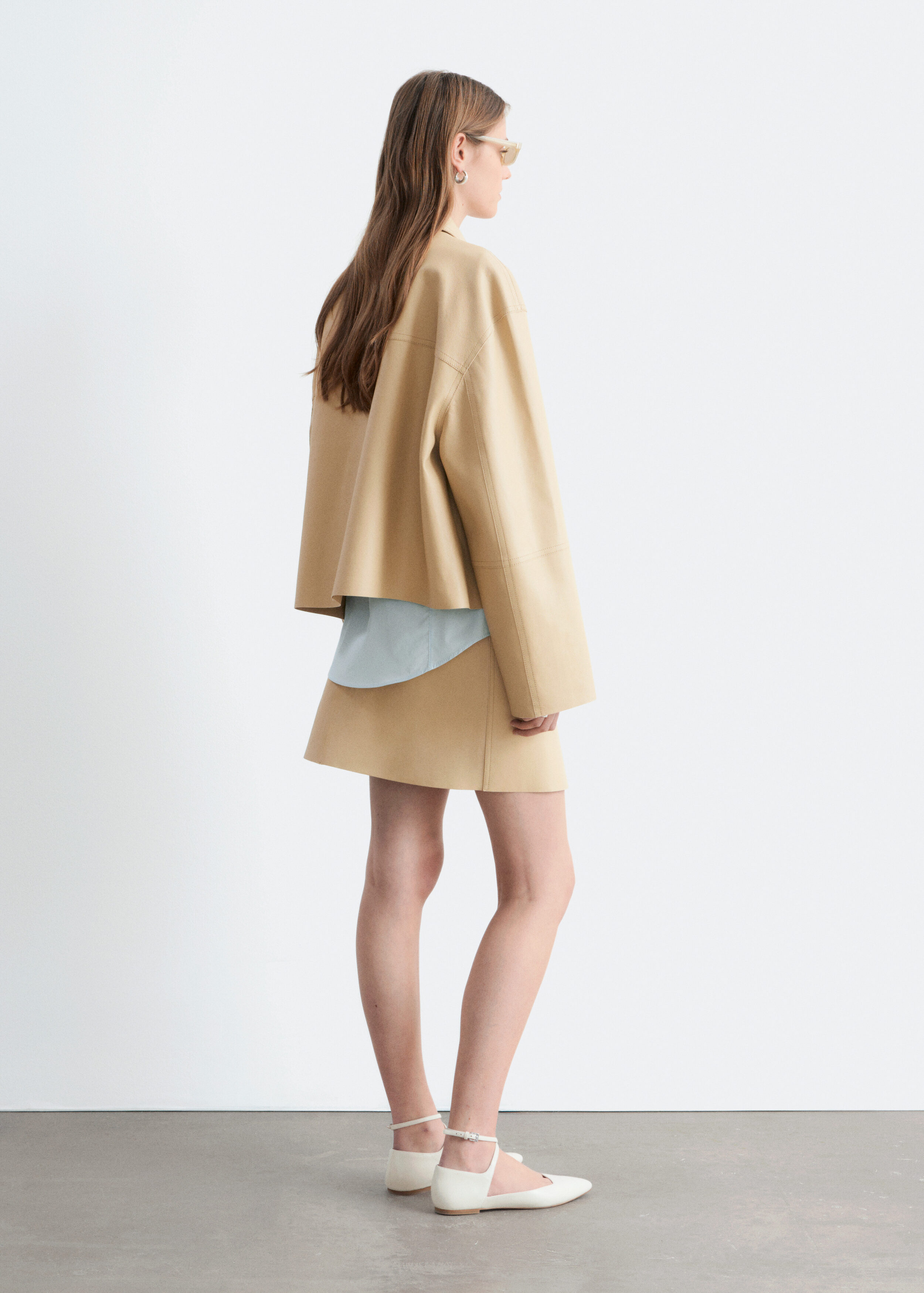 & Other Stories RELAXED LEATHER JACKET