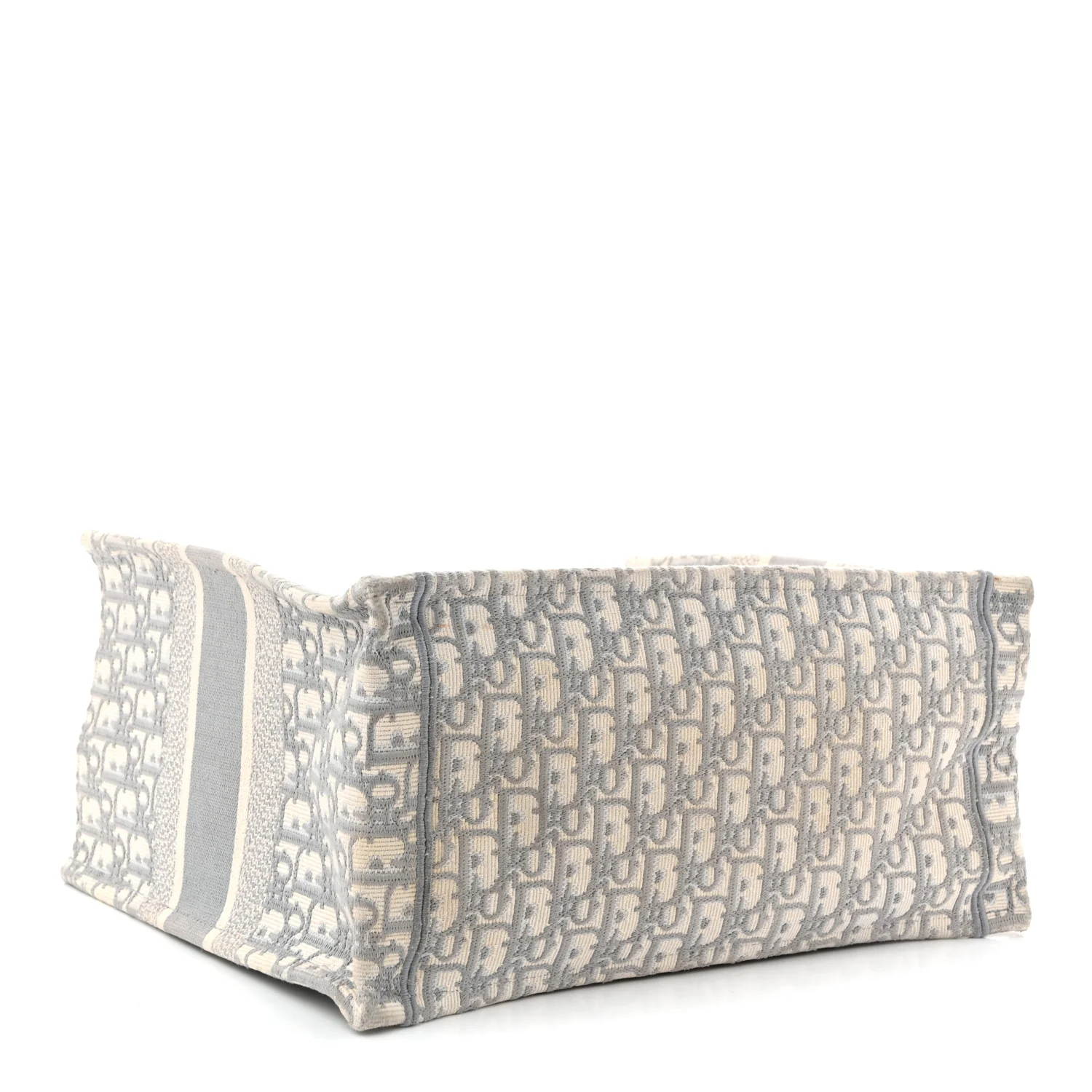 Oblique Medium Book Tote Grey - Top Club