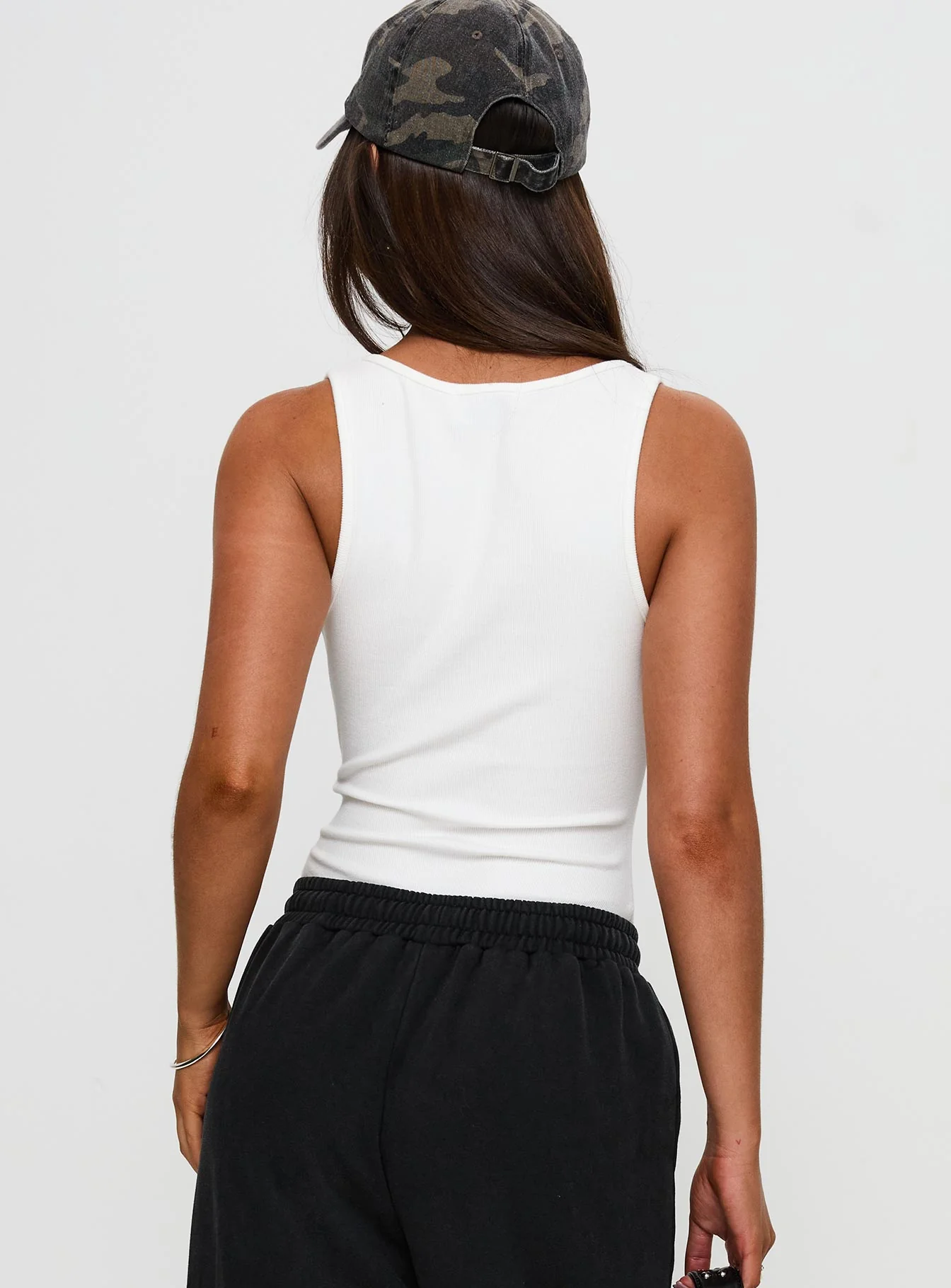 Baseline Rib Bodysuit White