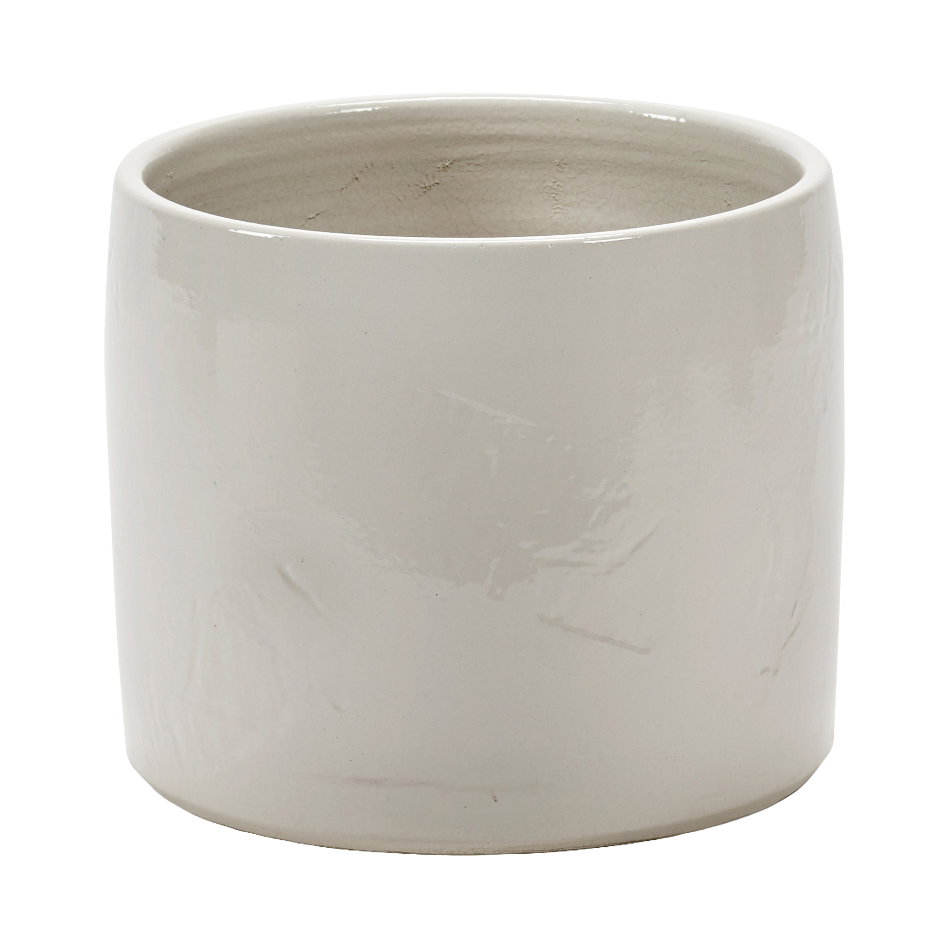 Bloempot Vaso 02 white H19