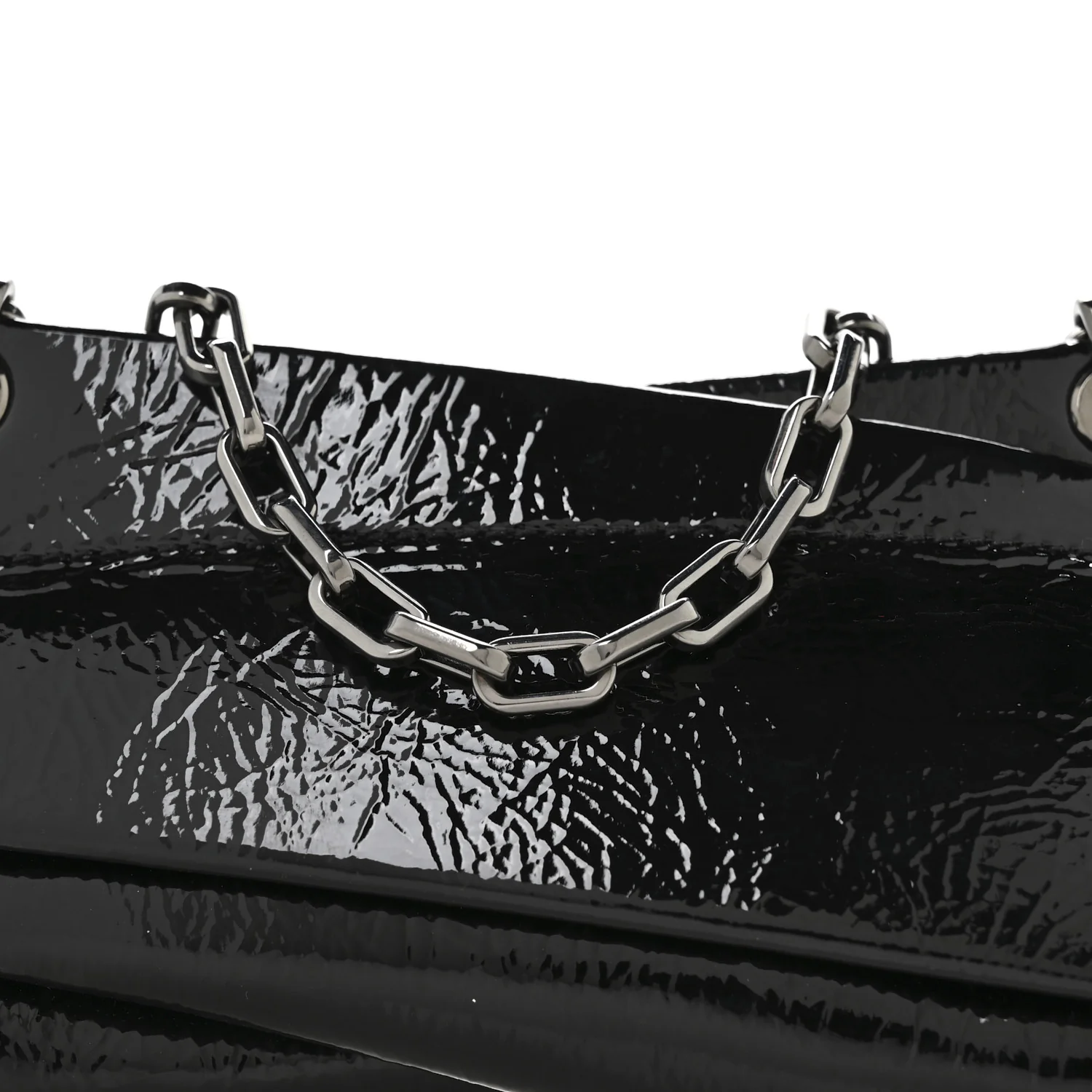 Patent Vog Small Loubitwist Clutch Black - Top Club