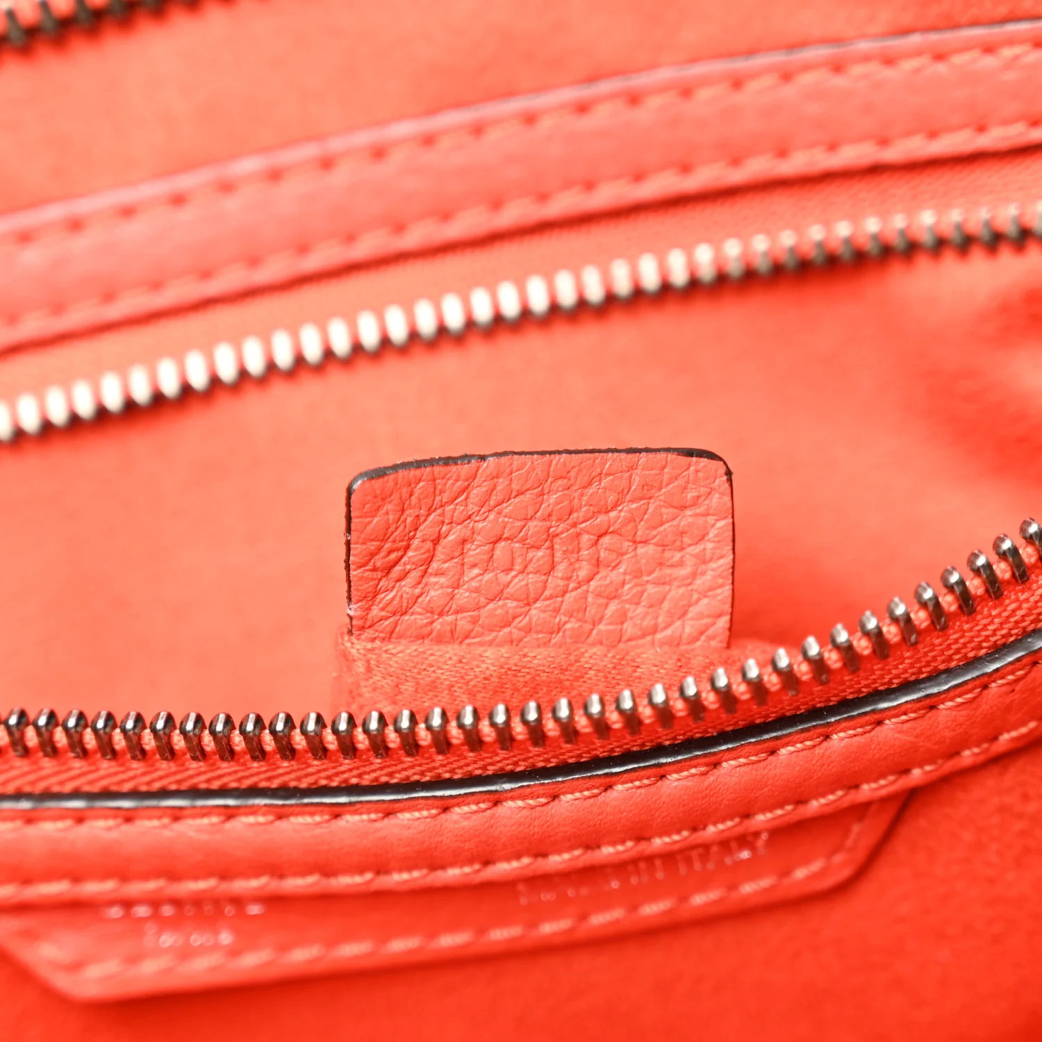 Drummed Calfskin Mini Luggage Coquelicot - Top Club