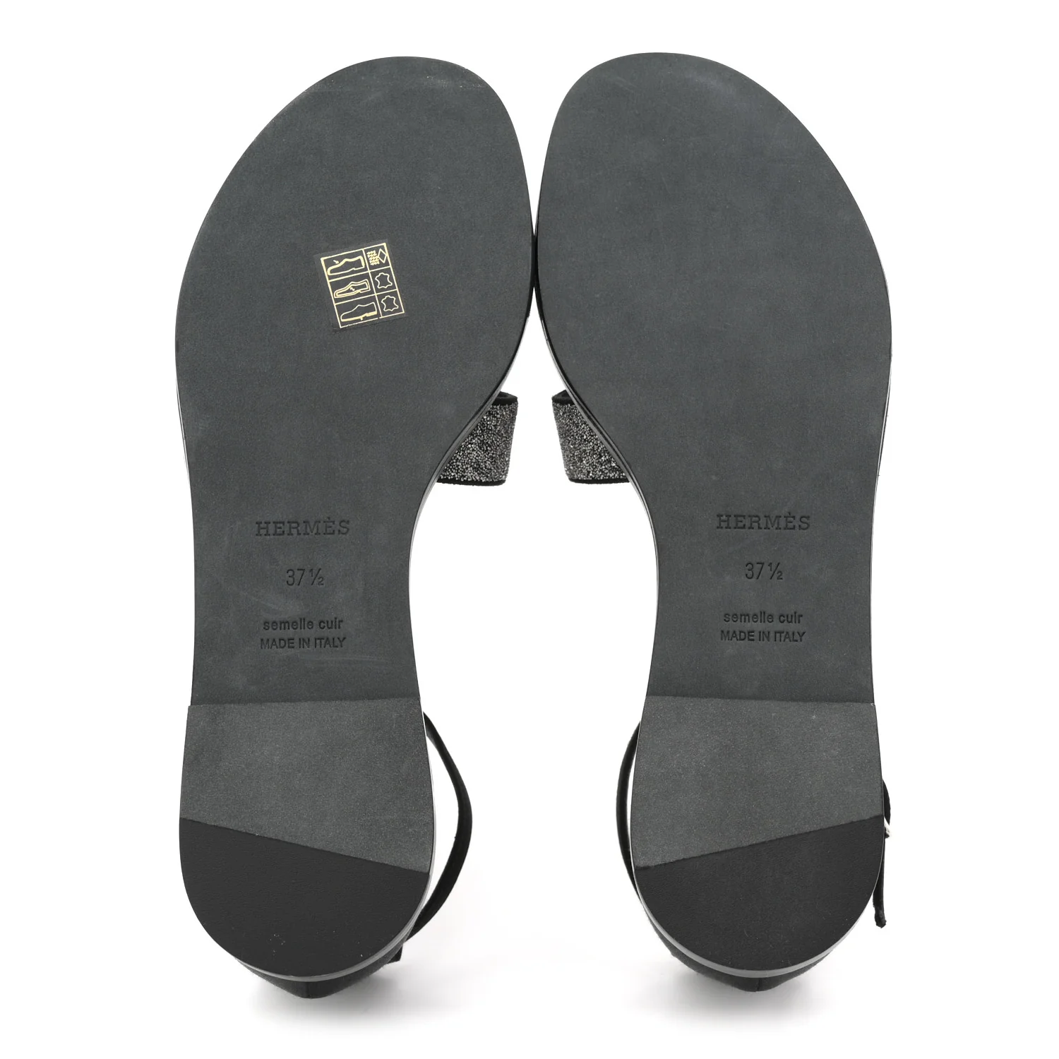 Satin Crystal Santorini Sandals 37.5 Black - Top Club