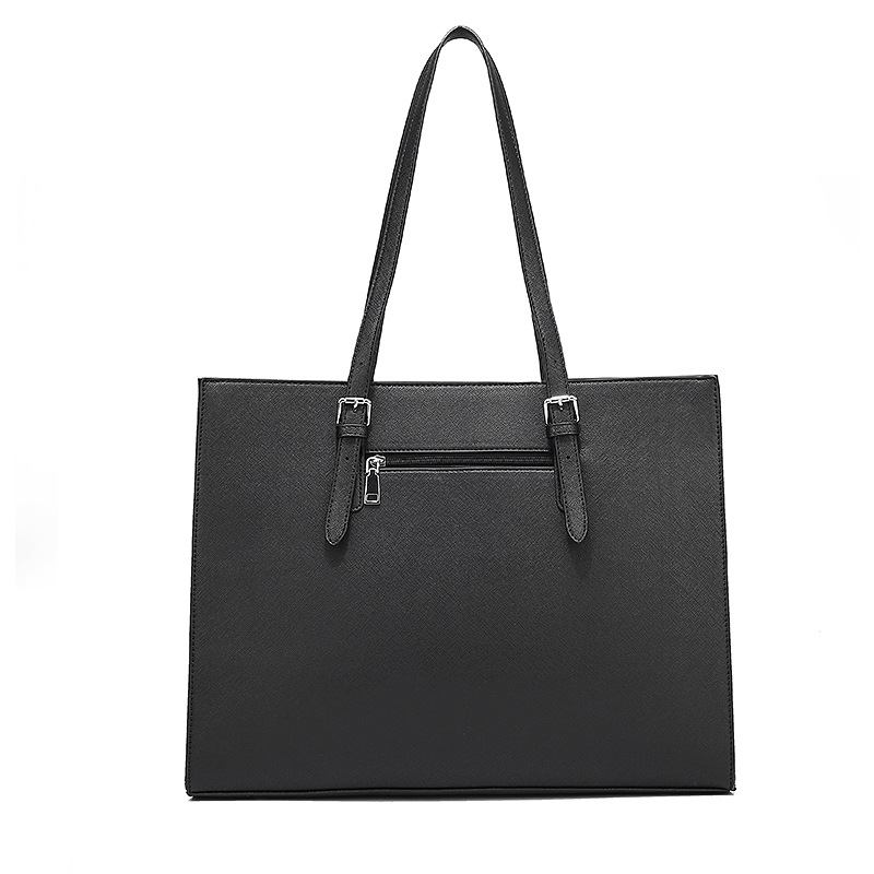 Versatile Commuting Laptop Bag for European and American Women, Shoulder and Crossbody Tote Bag with a High-End Feel and Large Capacity