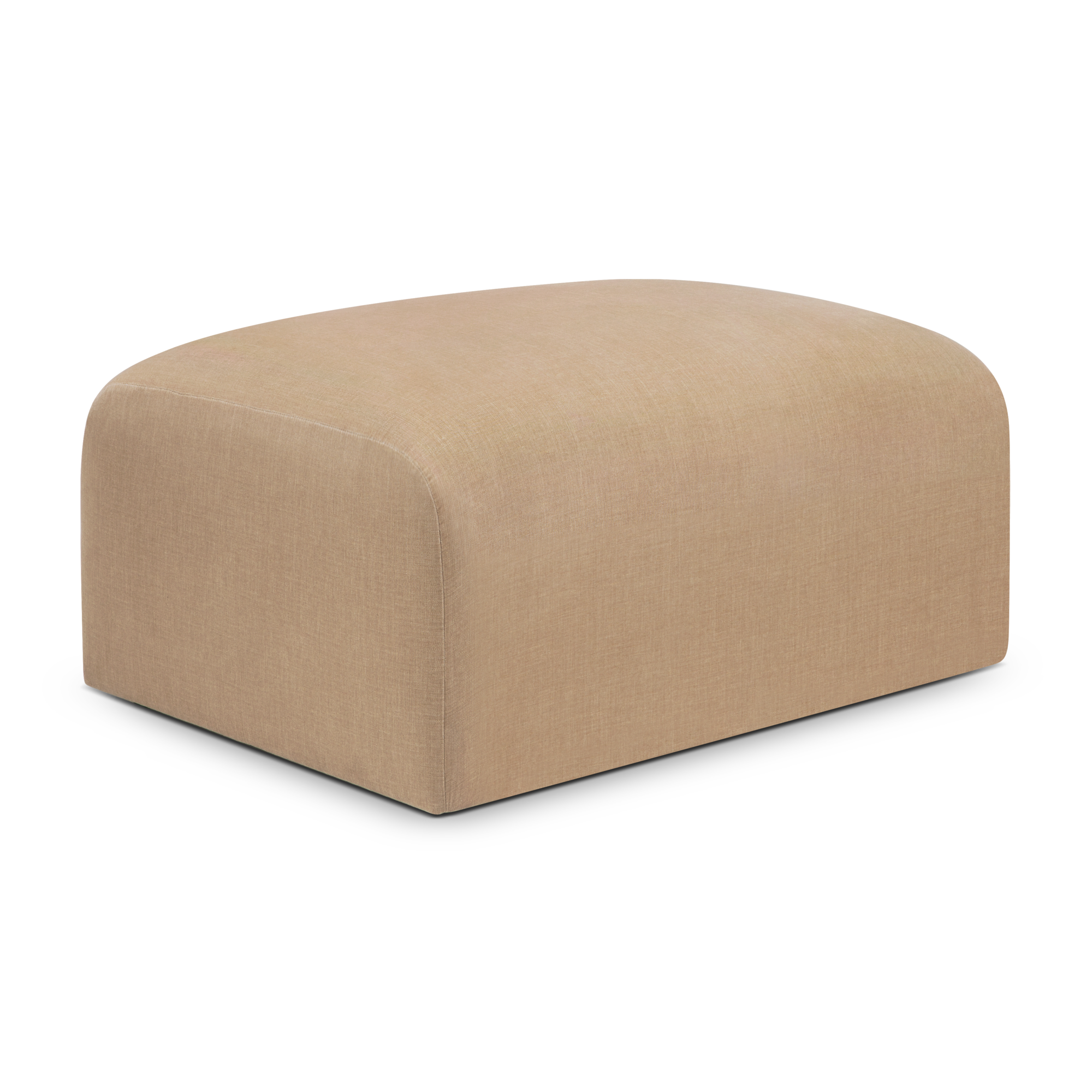 Bulky modulaire sofa - voetenbank - light sepia