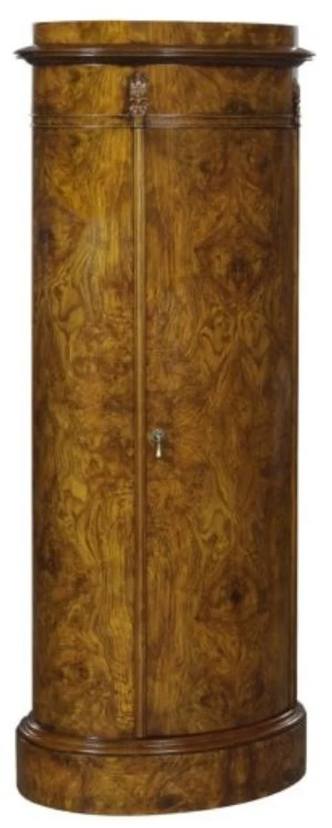 Luxury Art Nouveau chest of drawers with door light brown 62 x 39 x H. 145 cm - Baroque & Art Nouveau furniture