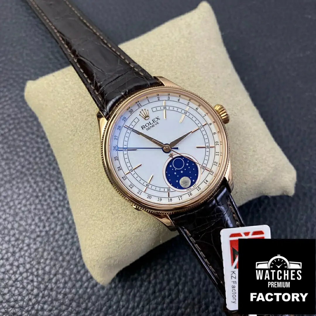 Rolex Cellini M50535-0002 KZ Factory Brown Strap