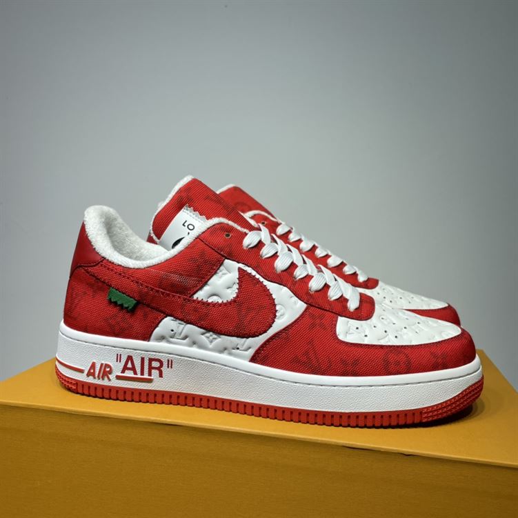 LOUIS VUITTON X NIKE AIR FORCE 1 LOW-TOP SNEAKERS   LVS133 - Sneaker Replica Workshop
