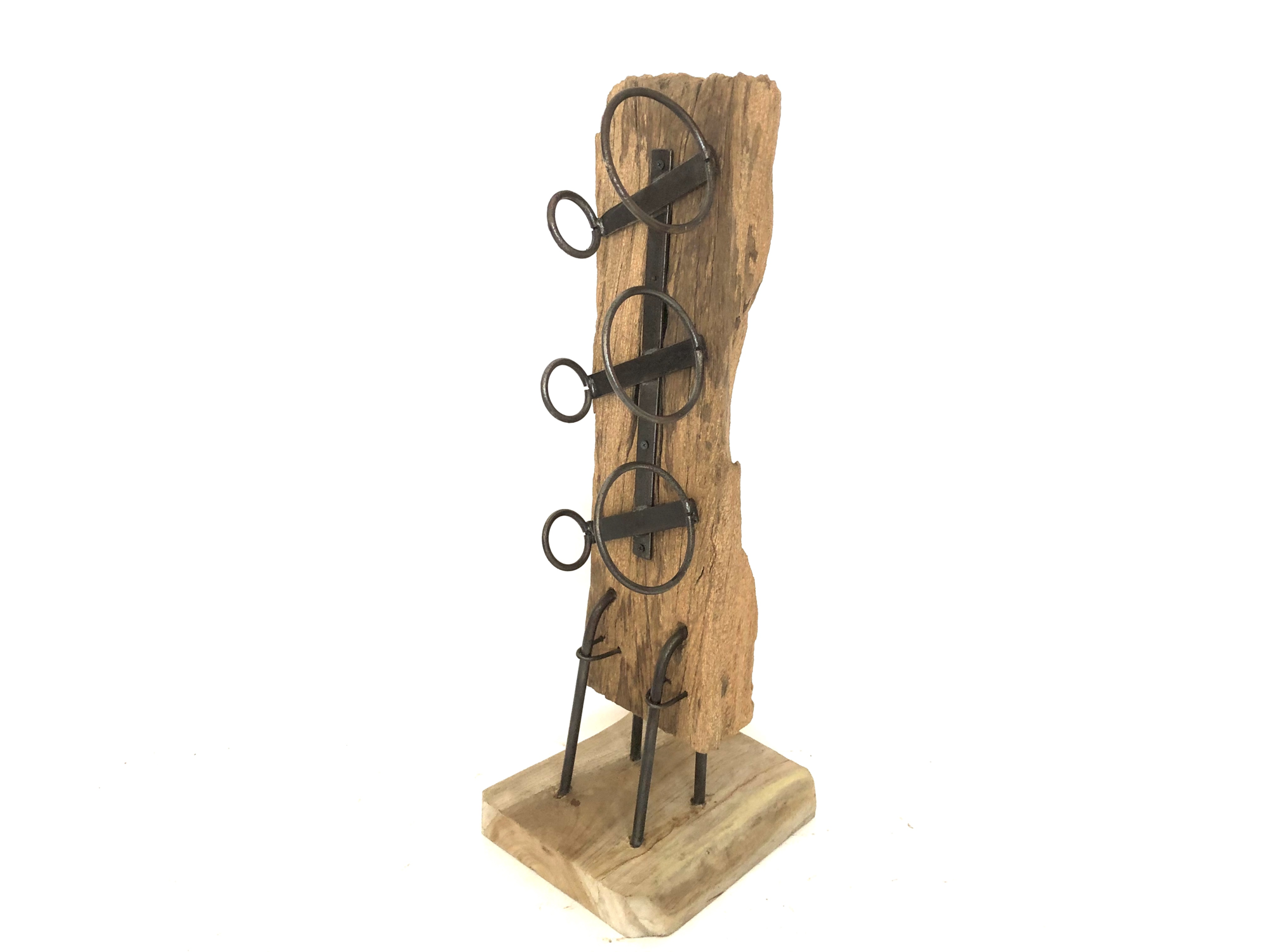 Flessenrek railway 3-fles H70cm