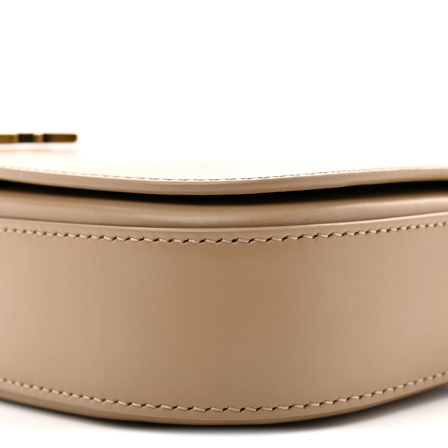Box Calfskin Mini Voltaire Shoulder Bag Dark Cork - Top Club