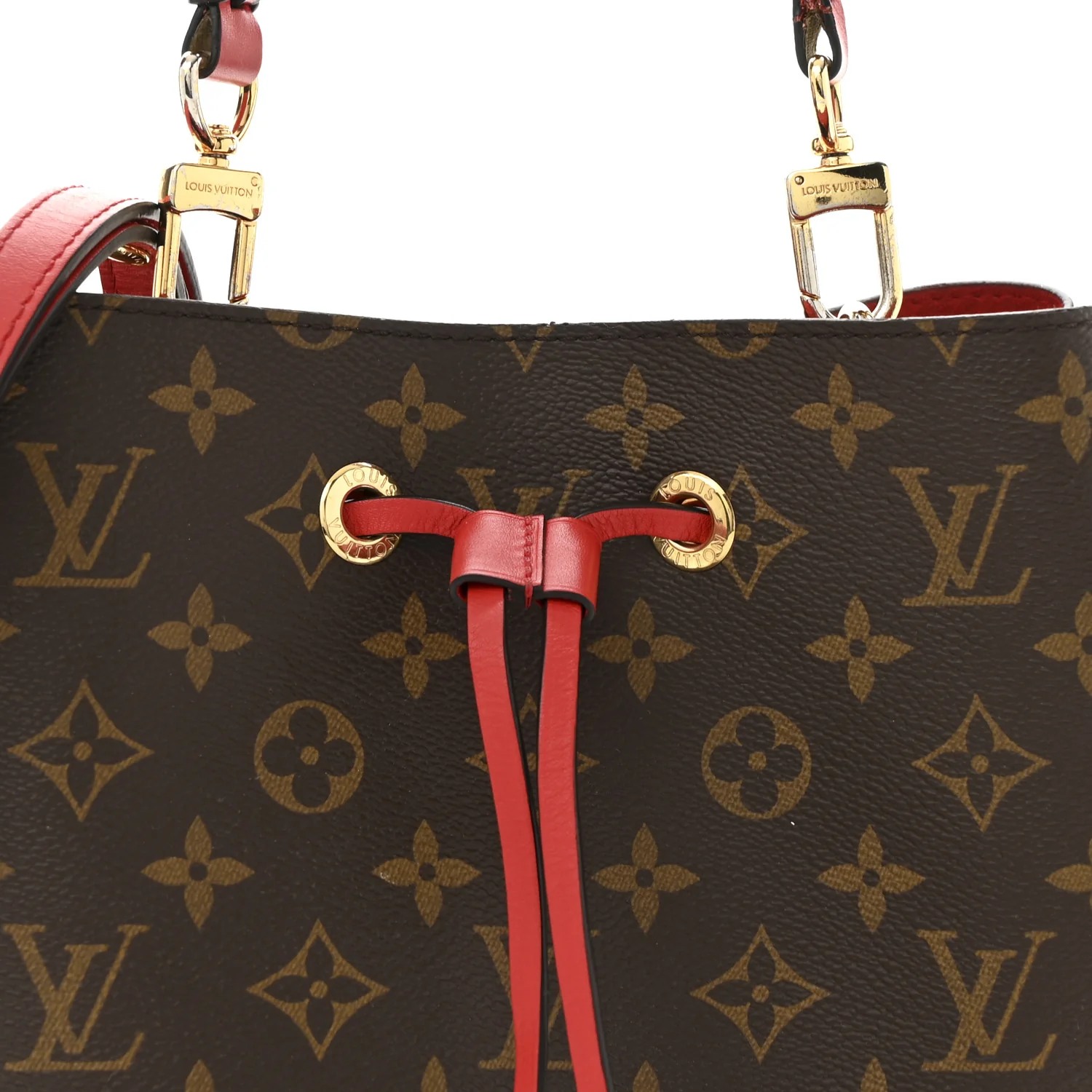 Monogram Braided Neonoe Coquelicot - Top Club