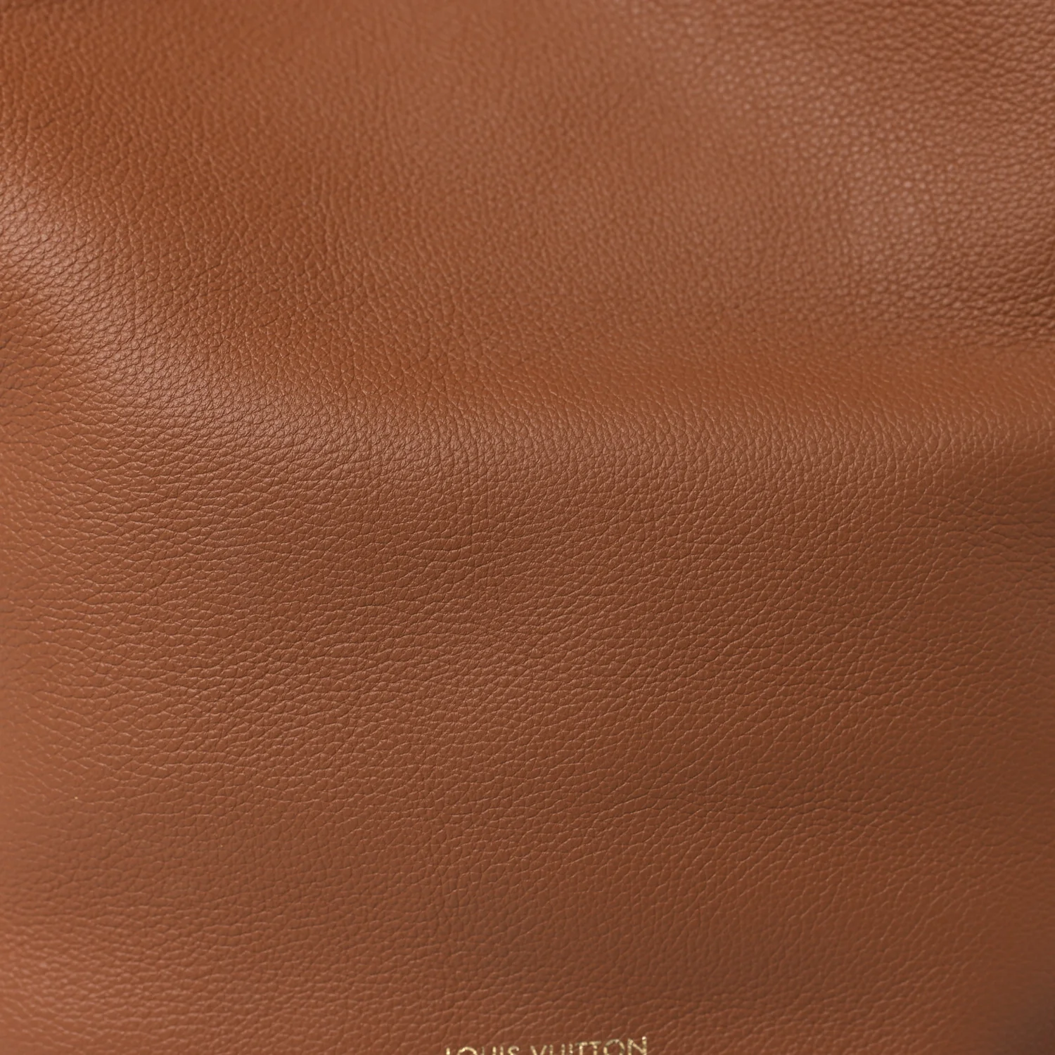 Grained Calfskin Low Key Hobo MM Cognac - Top Club