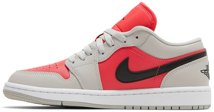 Air Jordan 1 Low  Light Iron Ore Siren Red  DC0774-060 - Sneaker Replica Workshop
