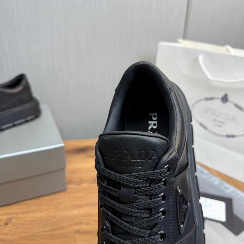 Prada Leather Sneakers - Top Club