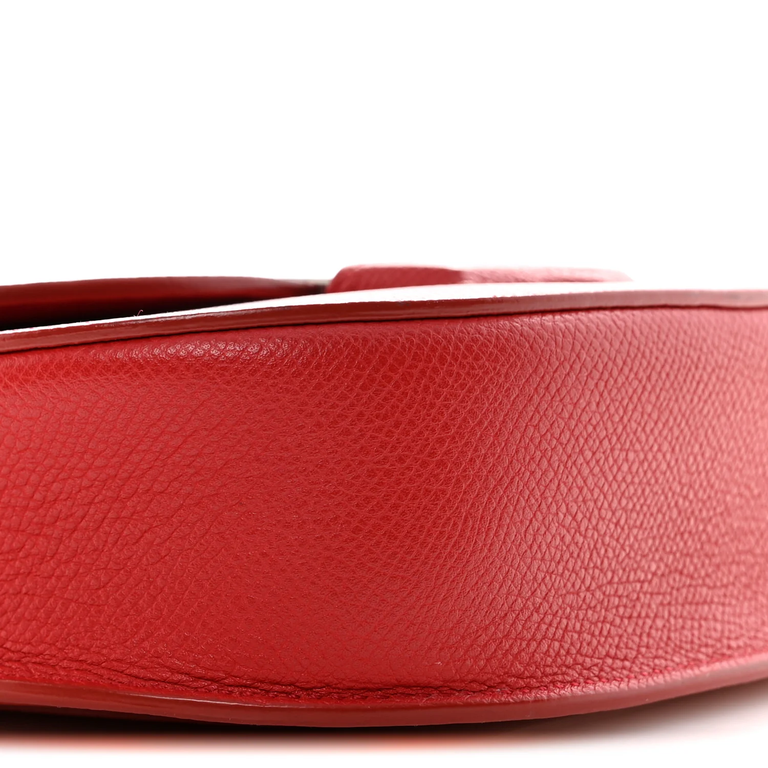 Grained Calfskin Small Trotteur Coquelicot - Top Club