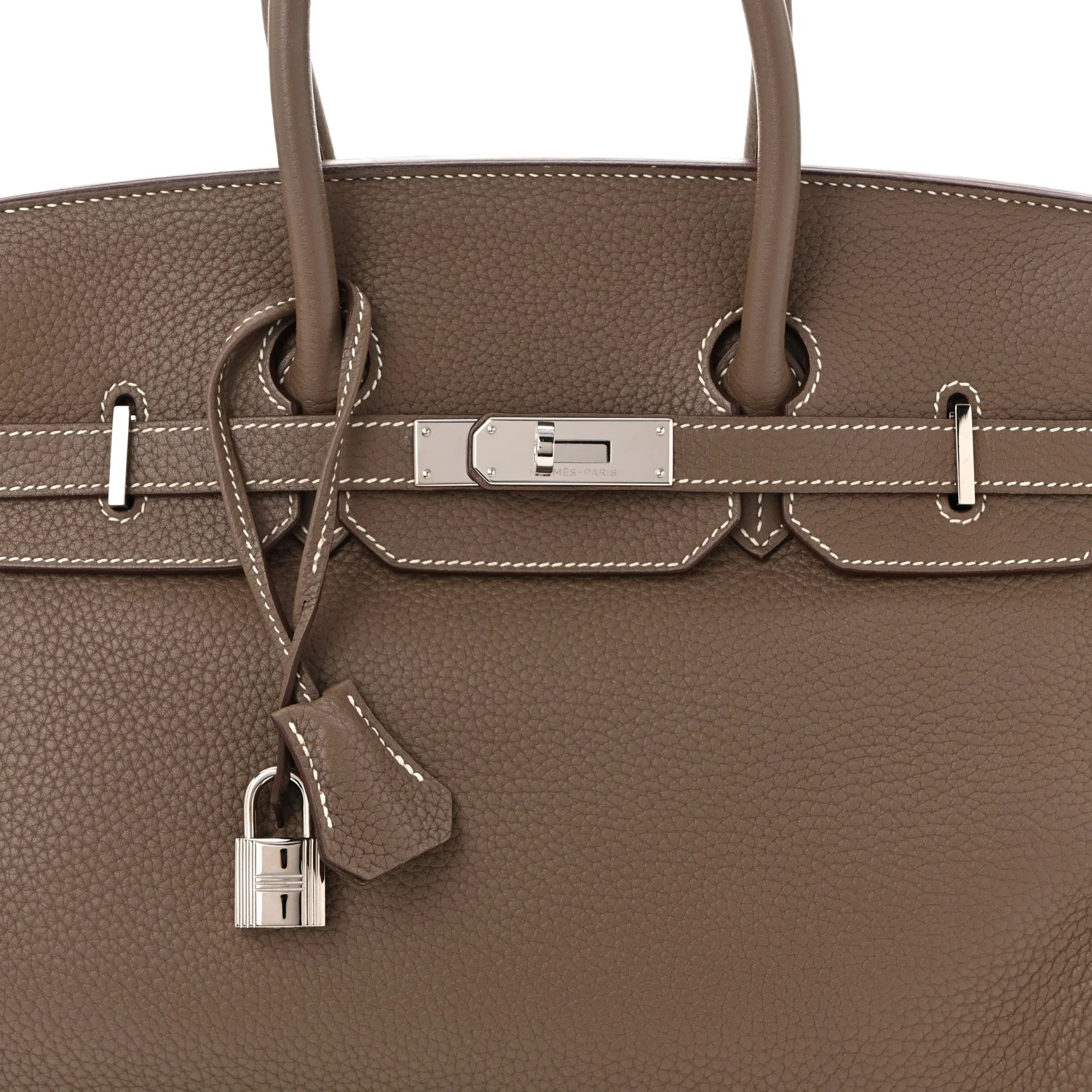 Taurillon Clemence Birkin 35 Etoupe - Top Club