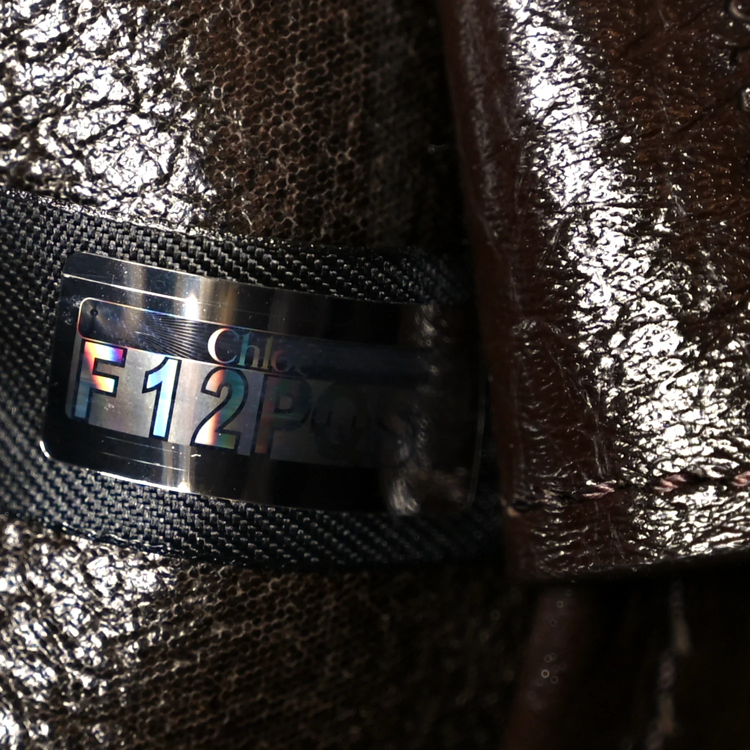 Grained Calfskin Small Spin Tote Kohl Brown - Top Club