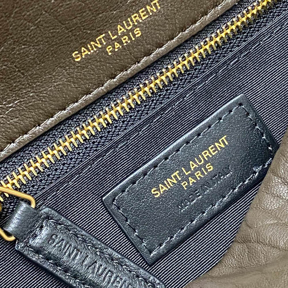 YSL calypso medium in grained lambskin - Top Club
