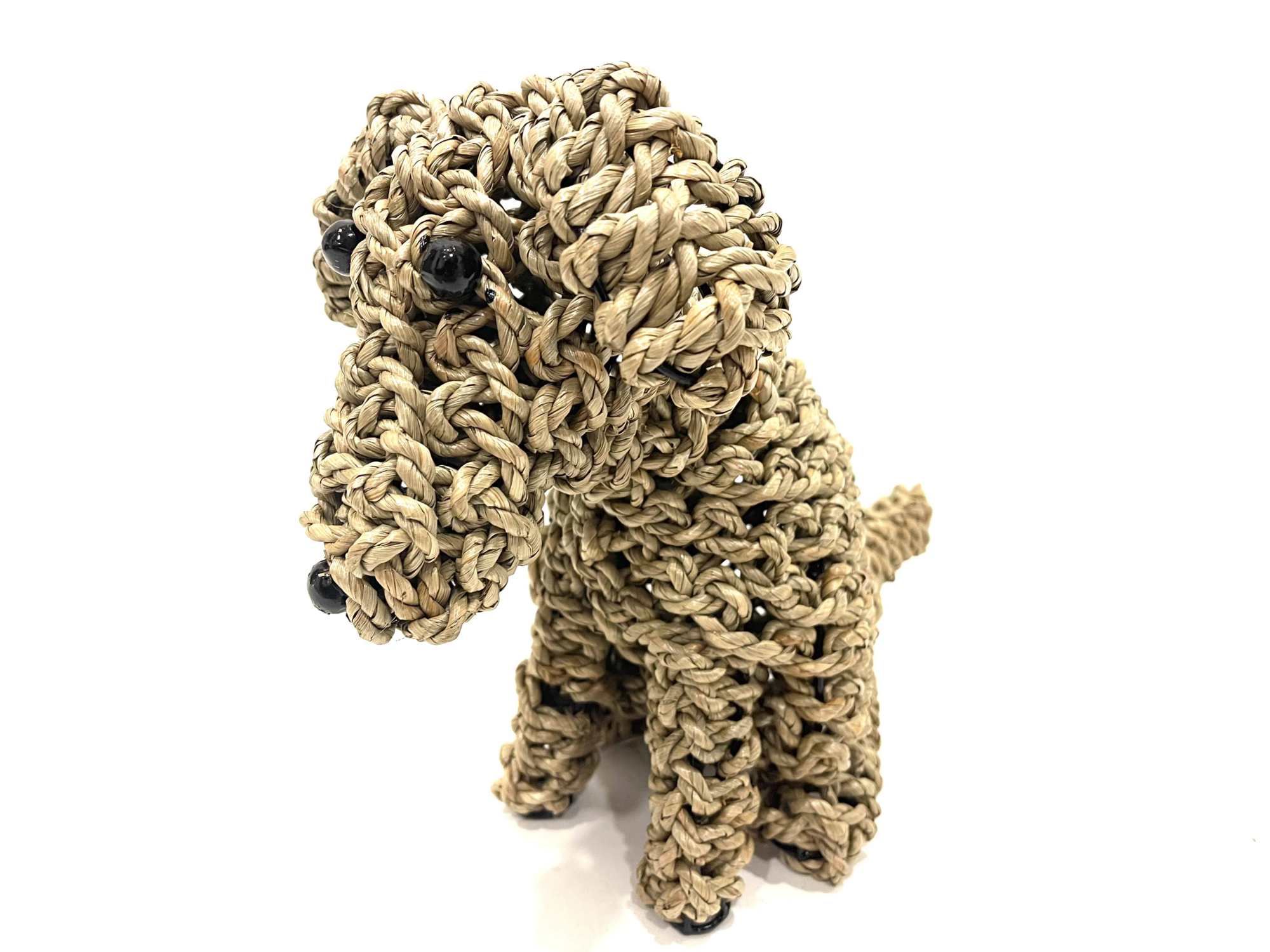 Hondje van touw Hondje 20cm zit