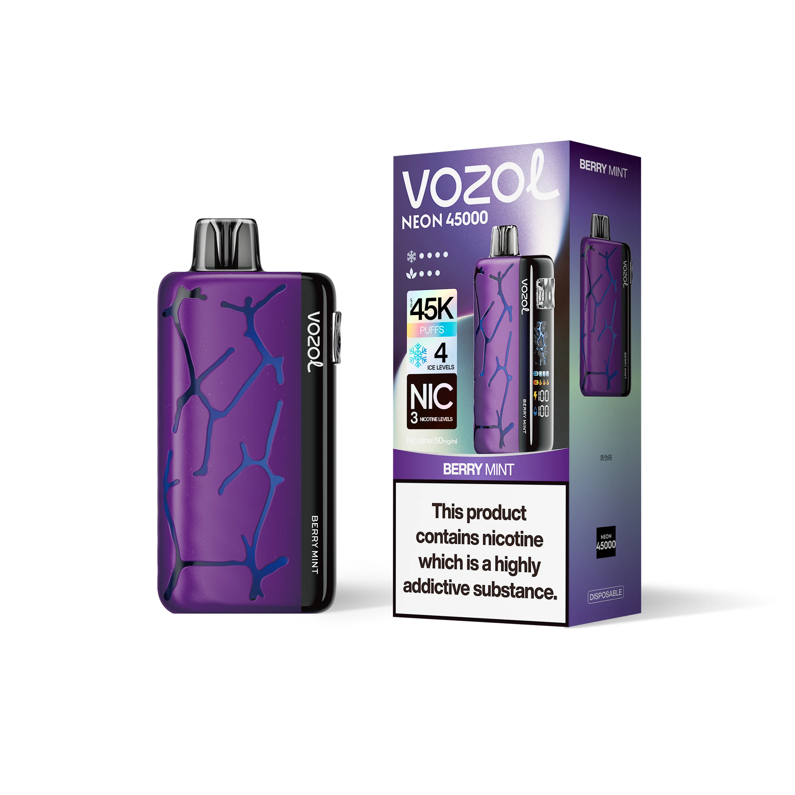 VOZOL NEON 45K Disposable Vape (All Flavours)