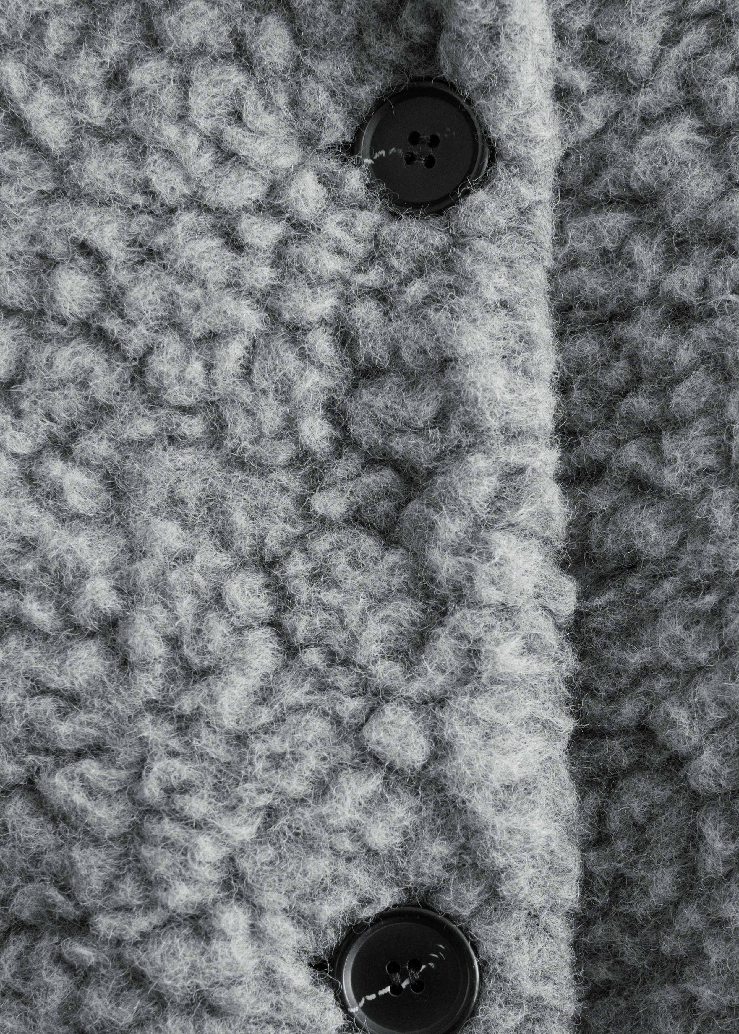 & Other Stories WOOL SHEARLING MAXI COAT