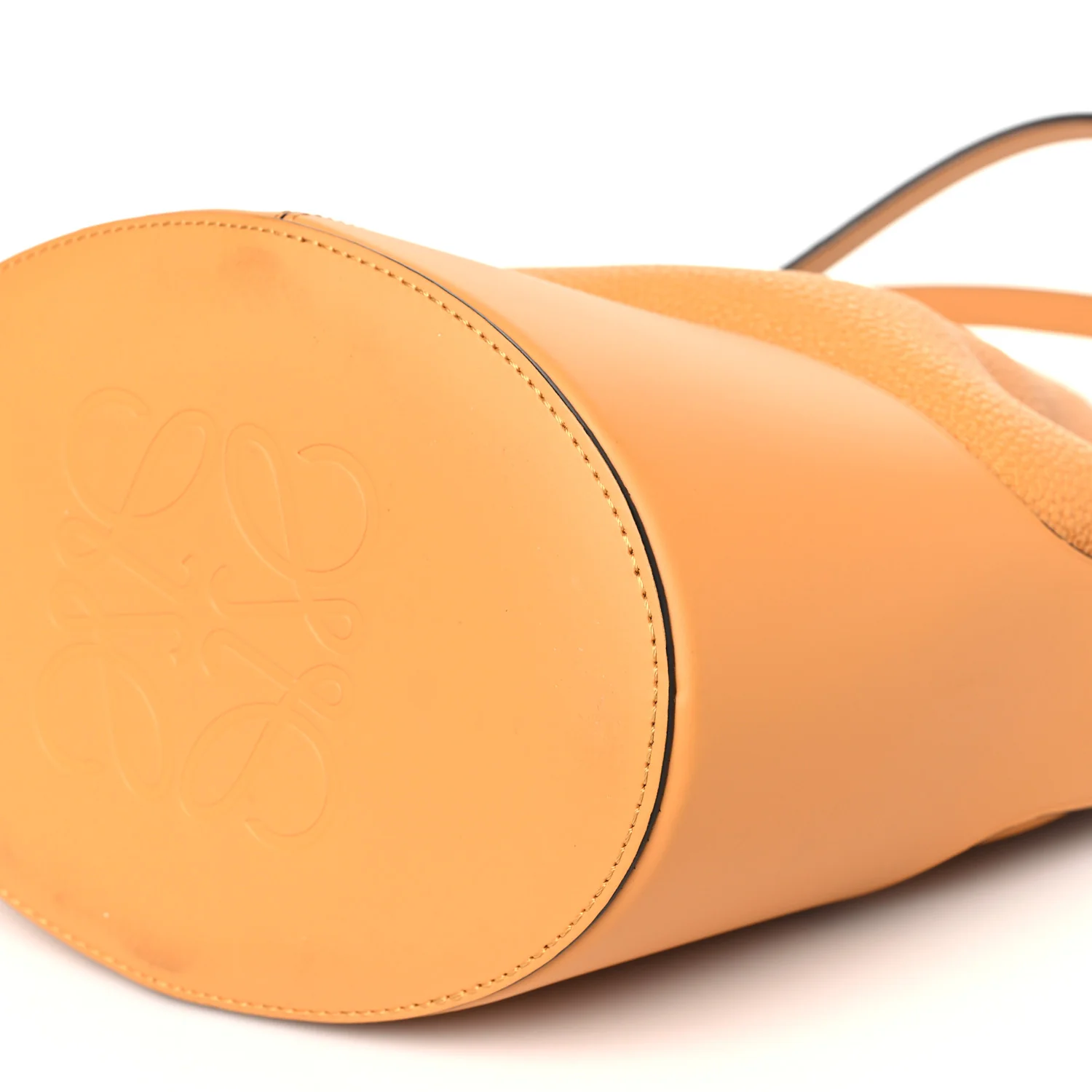 Grained Calfskin Medium Balloon Bag Saffron Yellow - Top Club