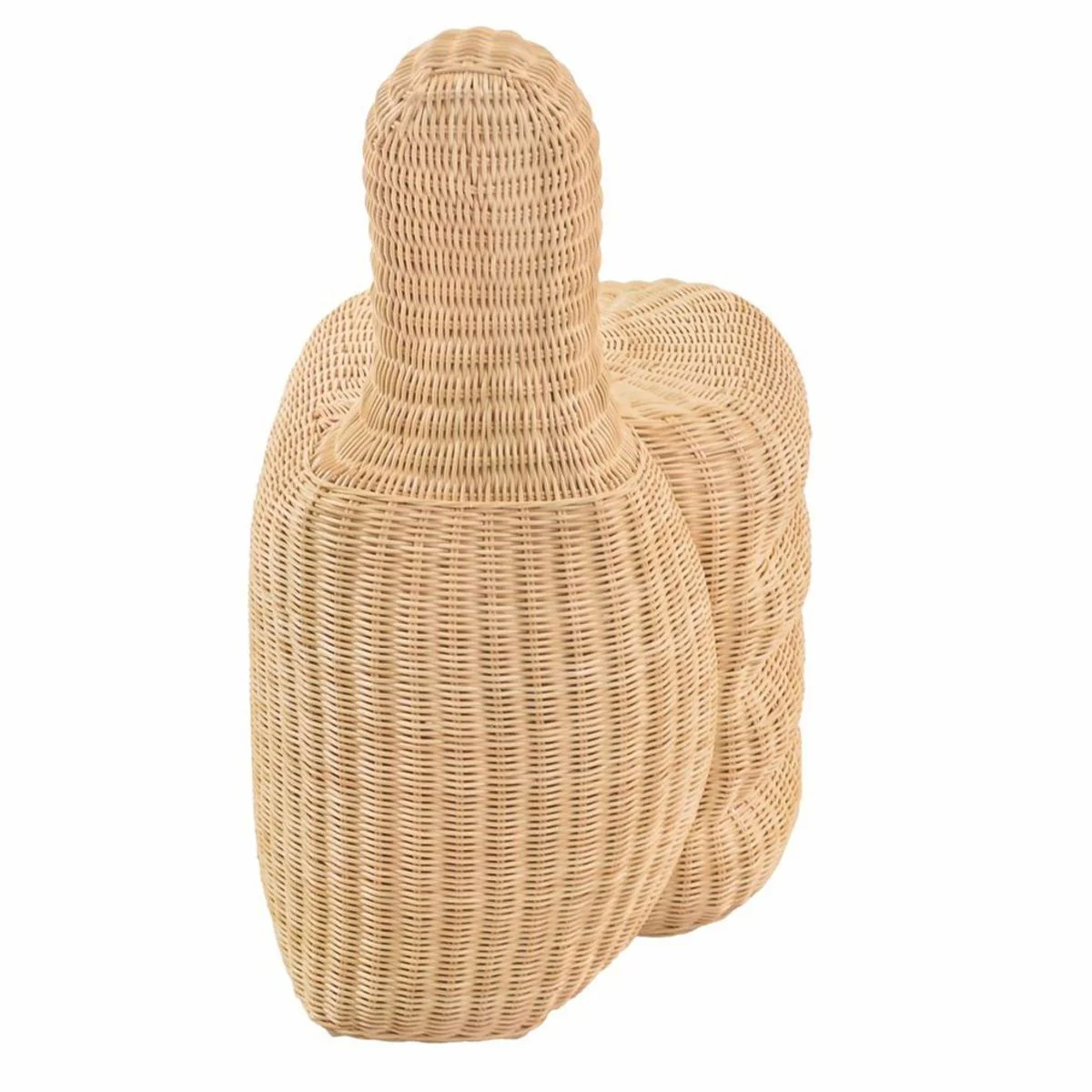 Luxury rattan stool natural color H. 77 cm - living room & hotel furniture