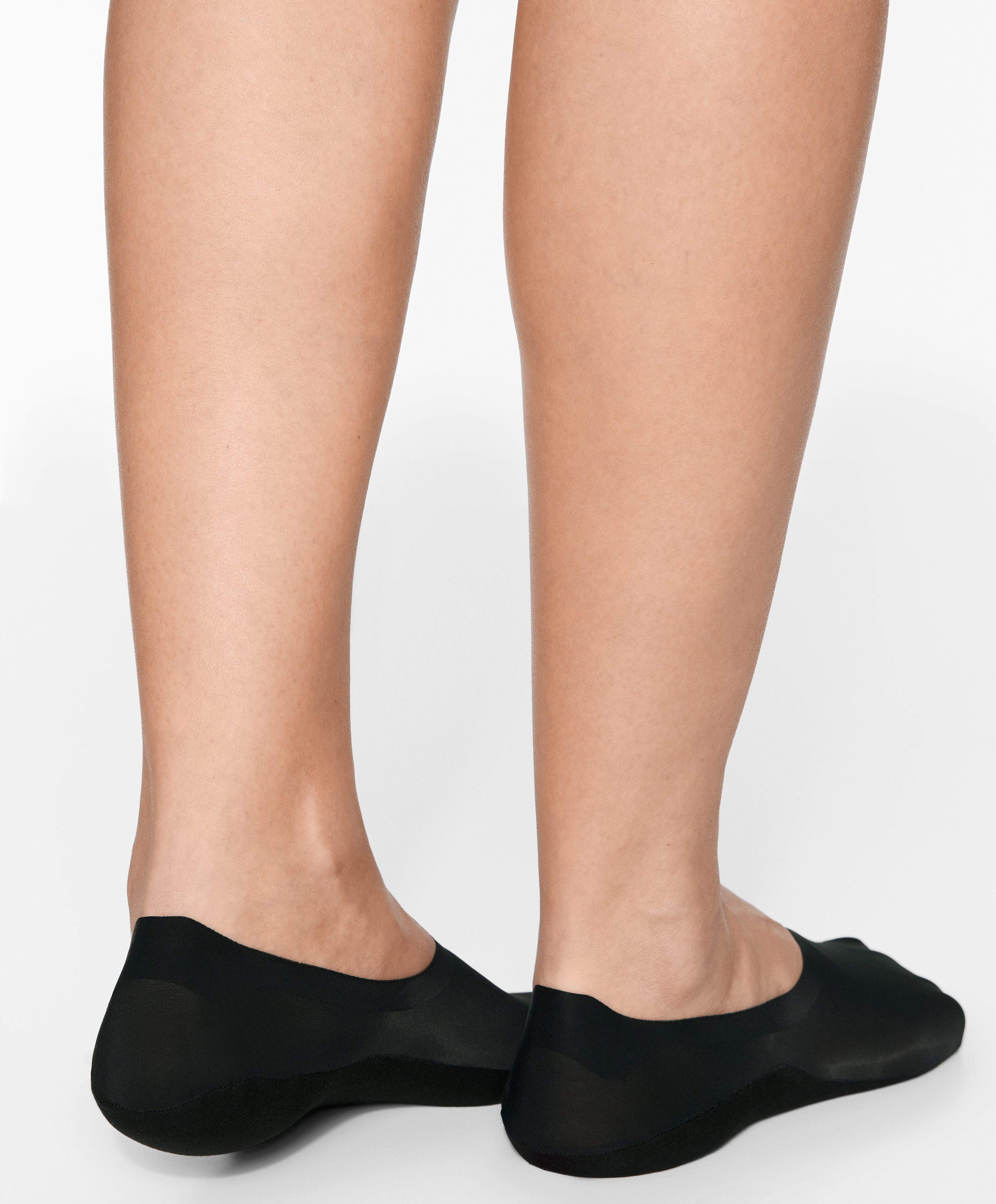 OYSHO 2 pairs of high-cut invisible socks with microfibre