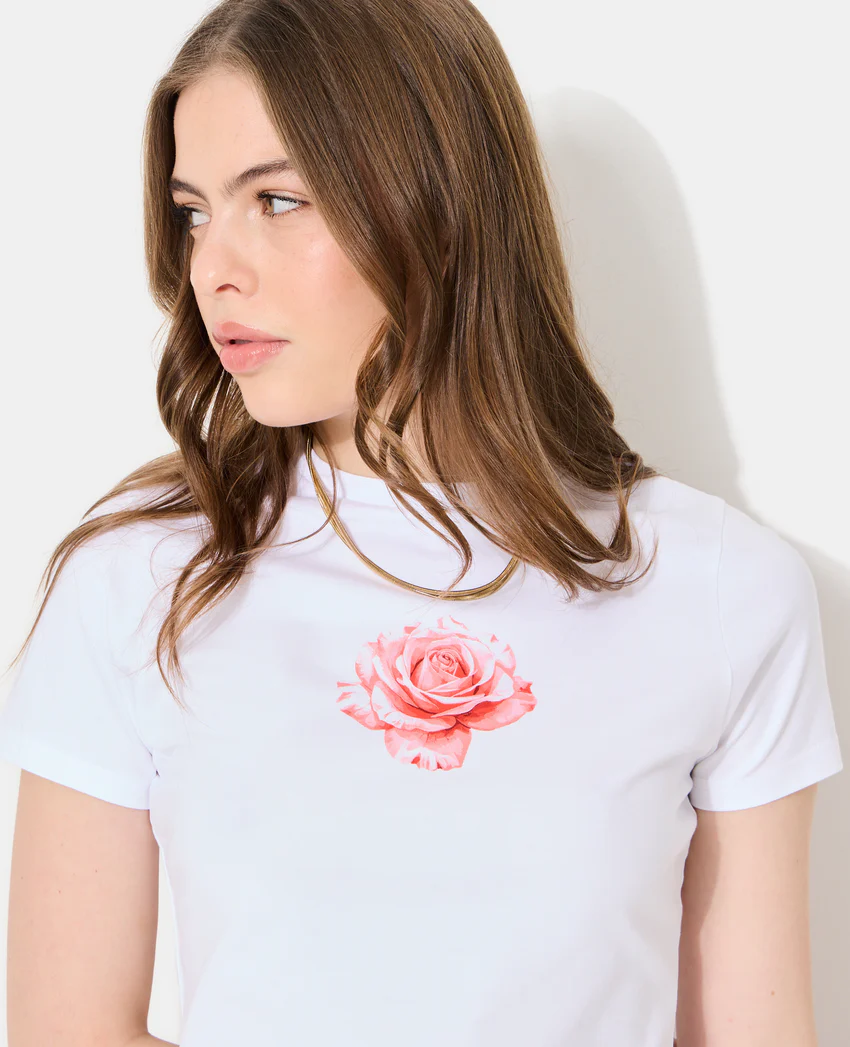 Pimkie T-shirt ajusté avec rose