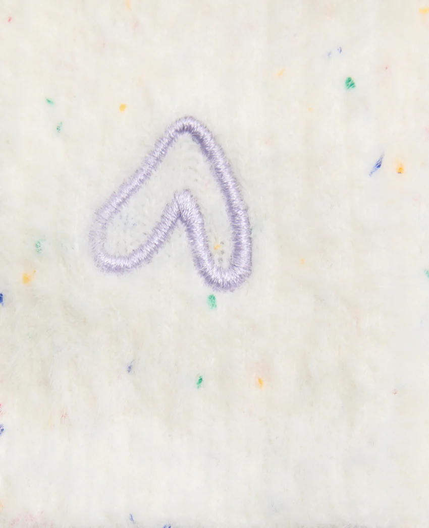 Pimkie Paire de chaussettes en maille fluffy avec coeur