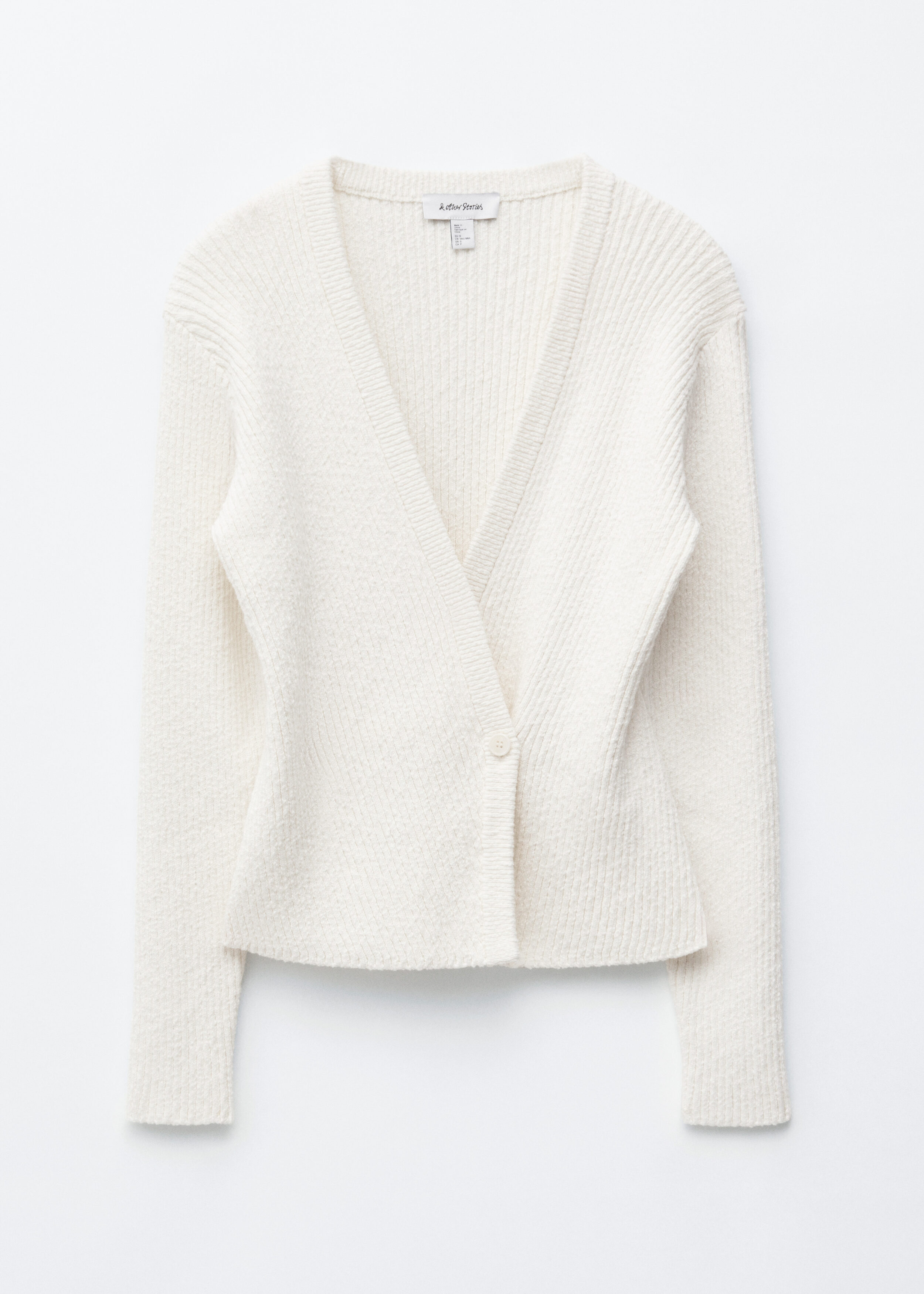 & Other Stories RIBBED CARDIGAN