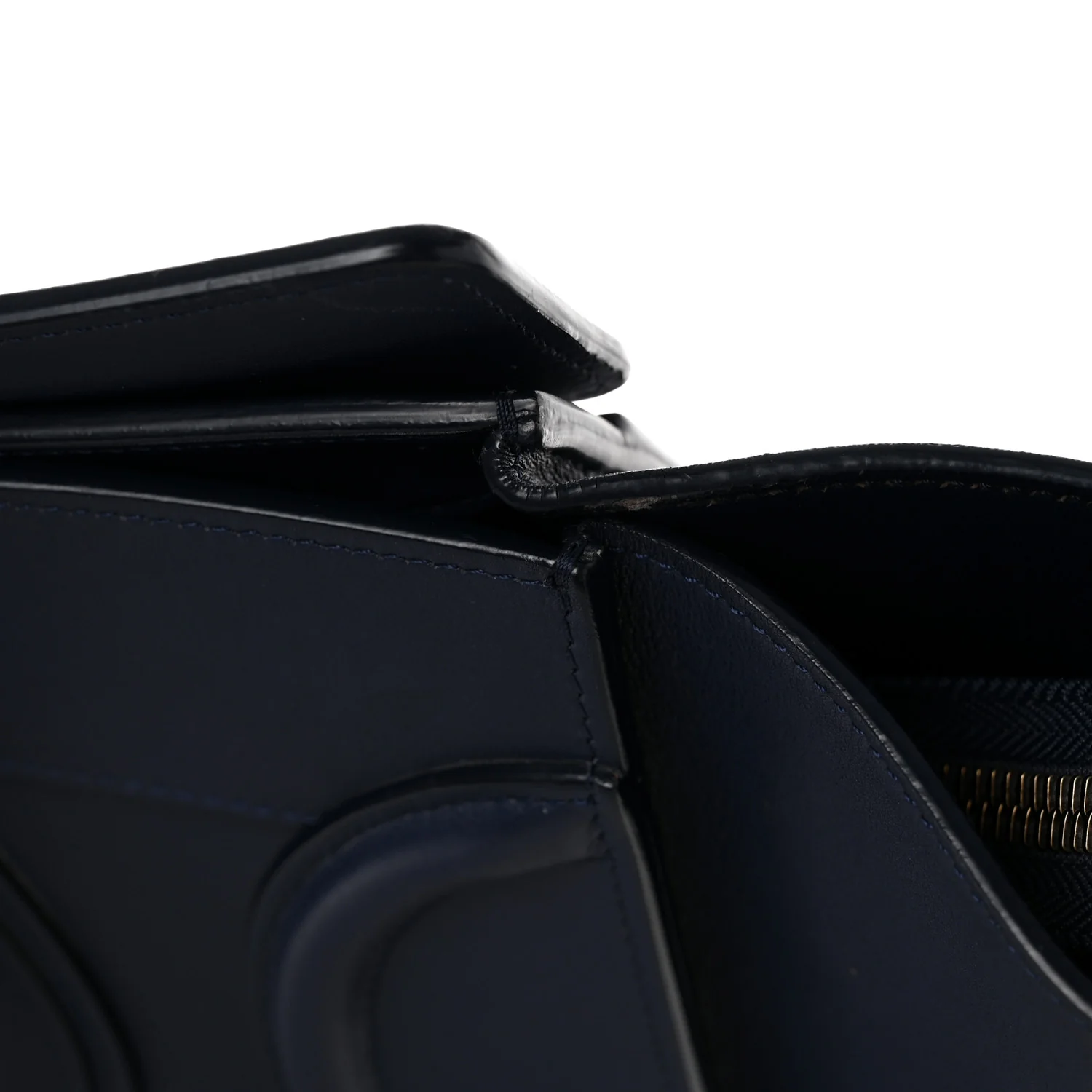 Smooth Calfskin Mini Luggage Ink - Top Club