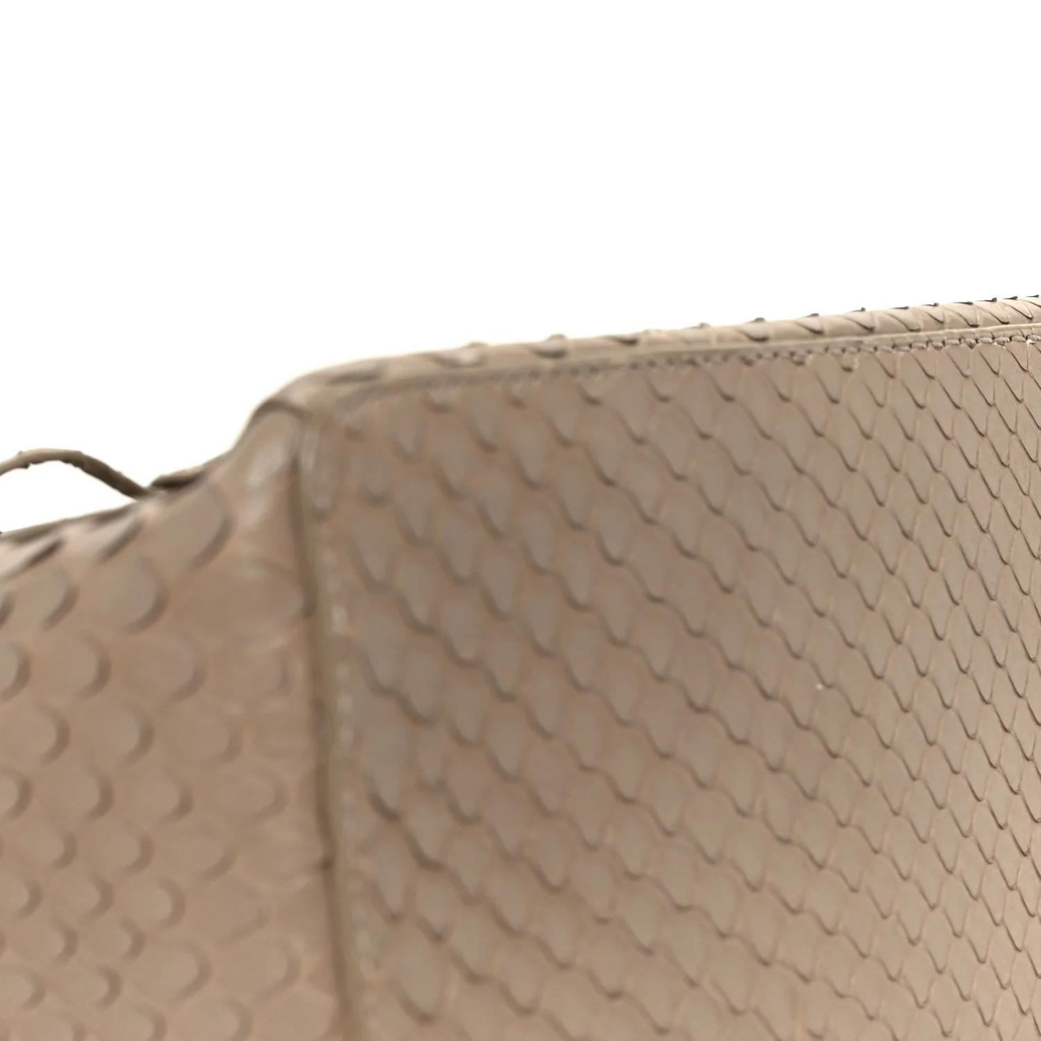 Matte Snakeskin Extra Pocket L27 Grey - Top Club