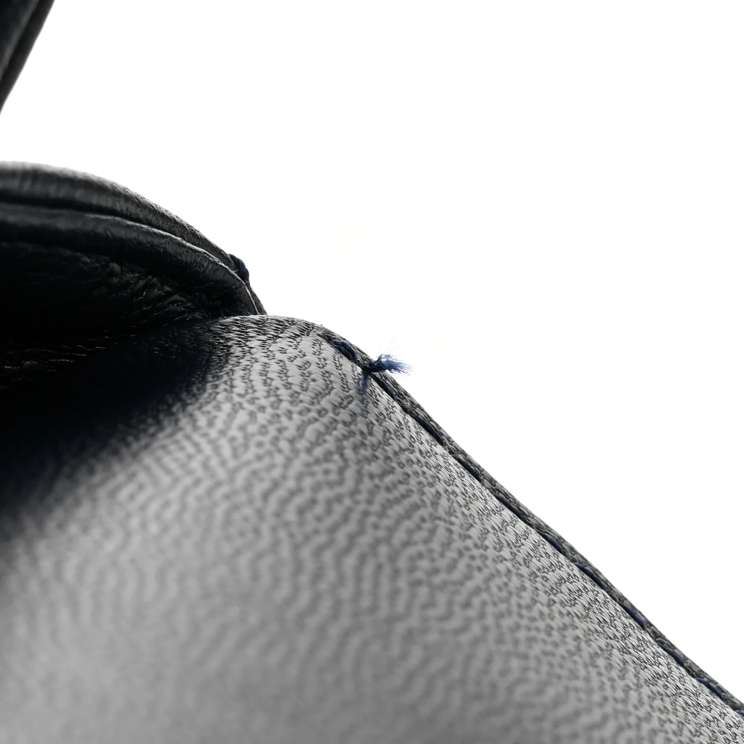 Goatskin Quilted Extra Mini Rainbow Coco Handle Flap Navy Blue - Top Club