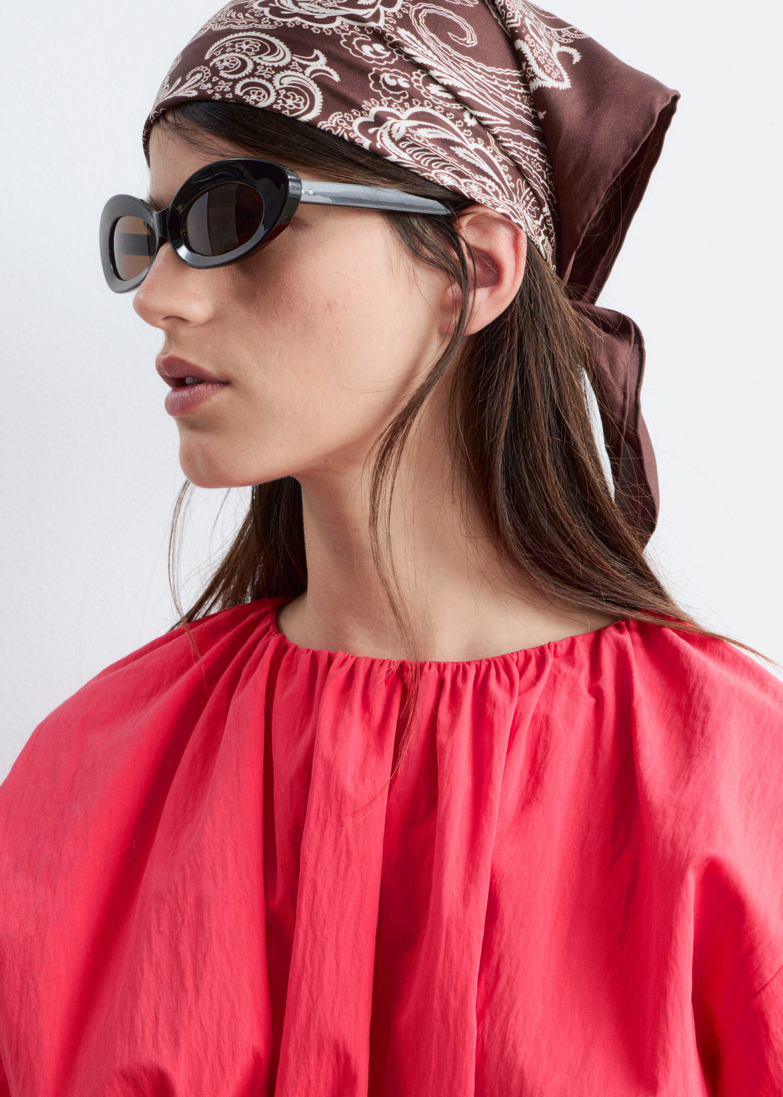 & Other Stories PAISLEY SILK SCARF