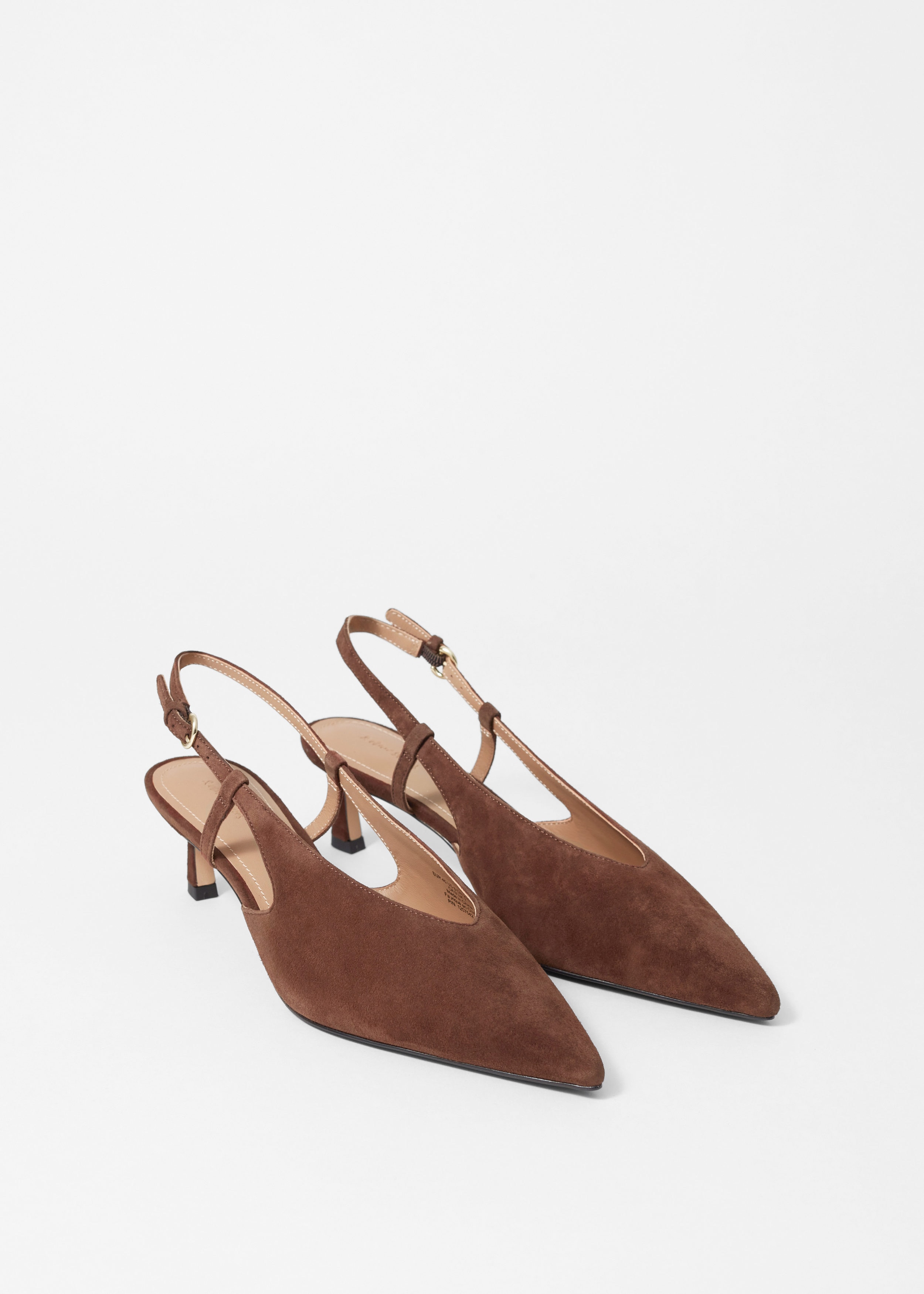 & Other Stories CLASSIC LEATHER SLINGBACK PUMPS
