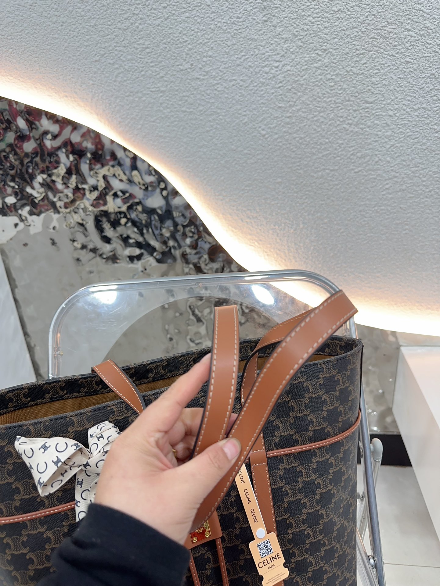 Ce TRIOMPHE tote bag size: 35-31-15 cm - Top Club