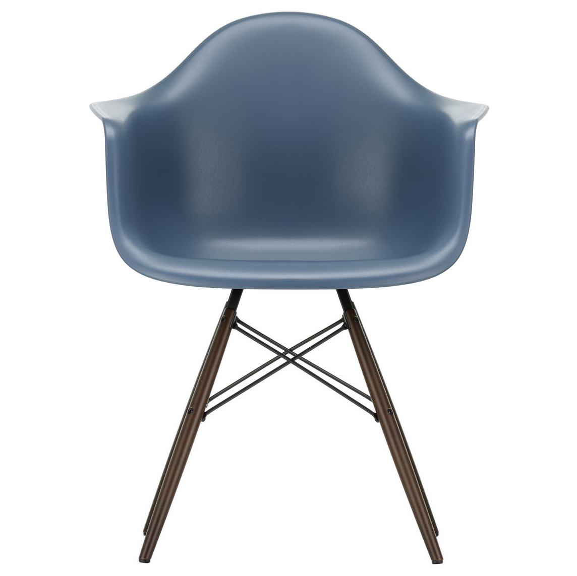 Eetkamerstoel DAW Sea blue RE esdoorn donker