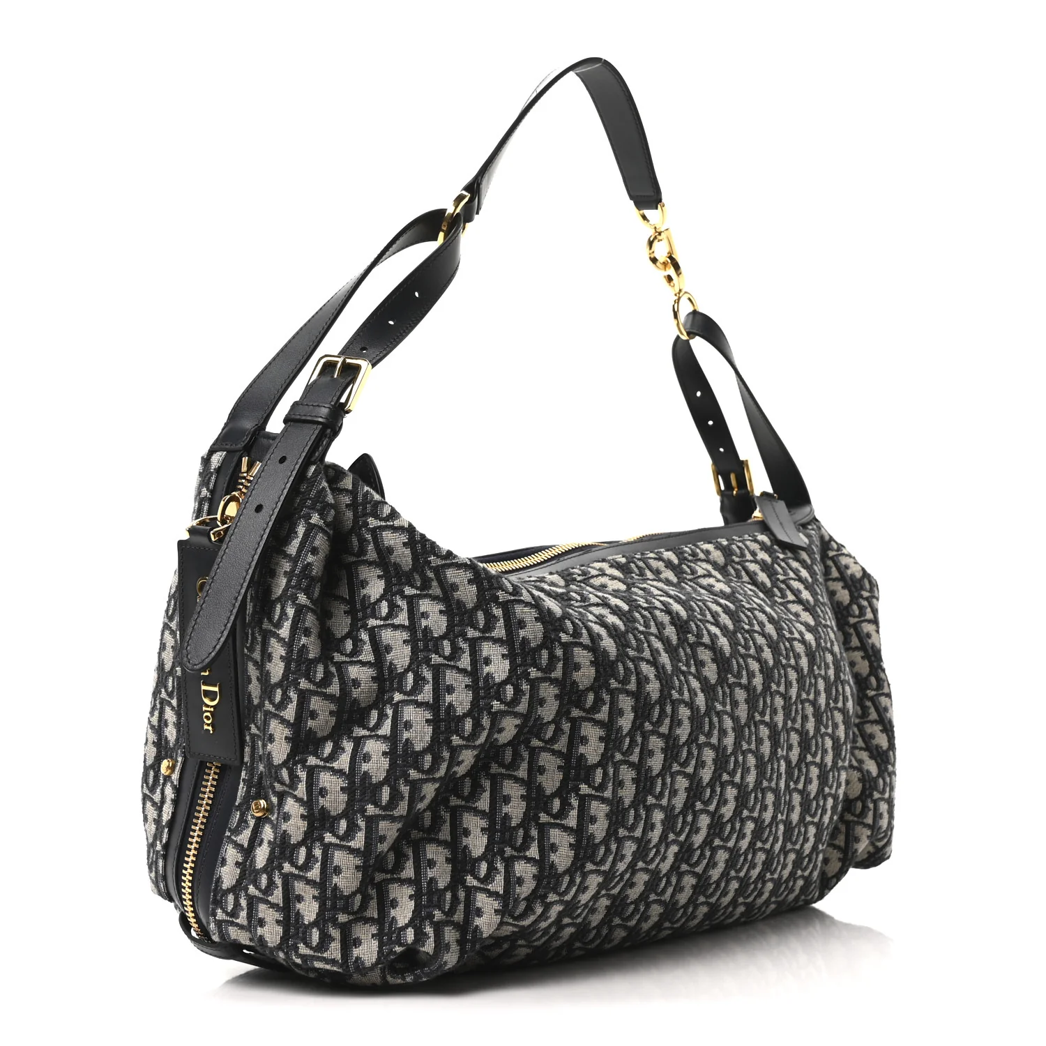 Oblique Large D-Journey Bag Blue - Top Club