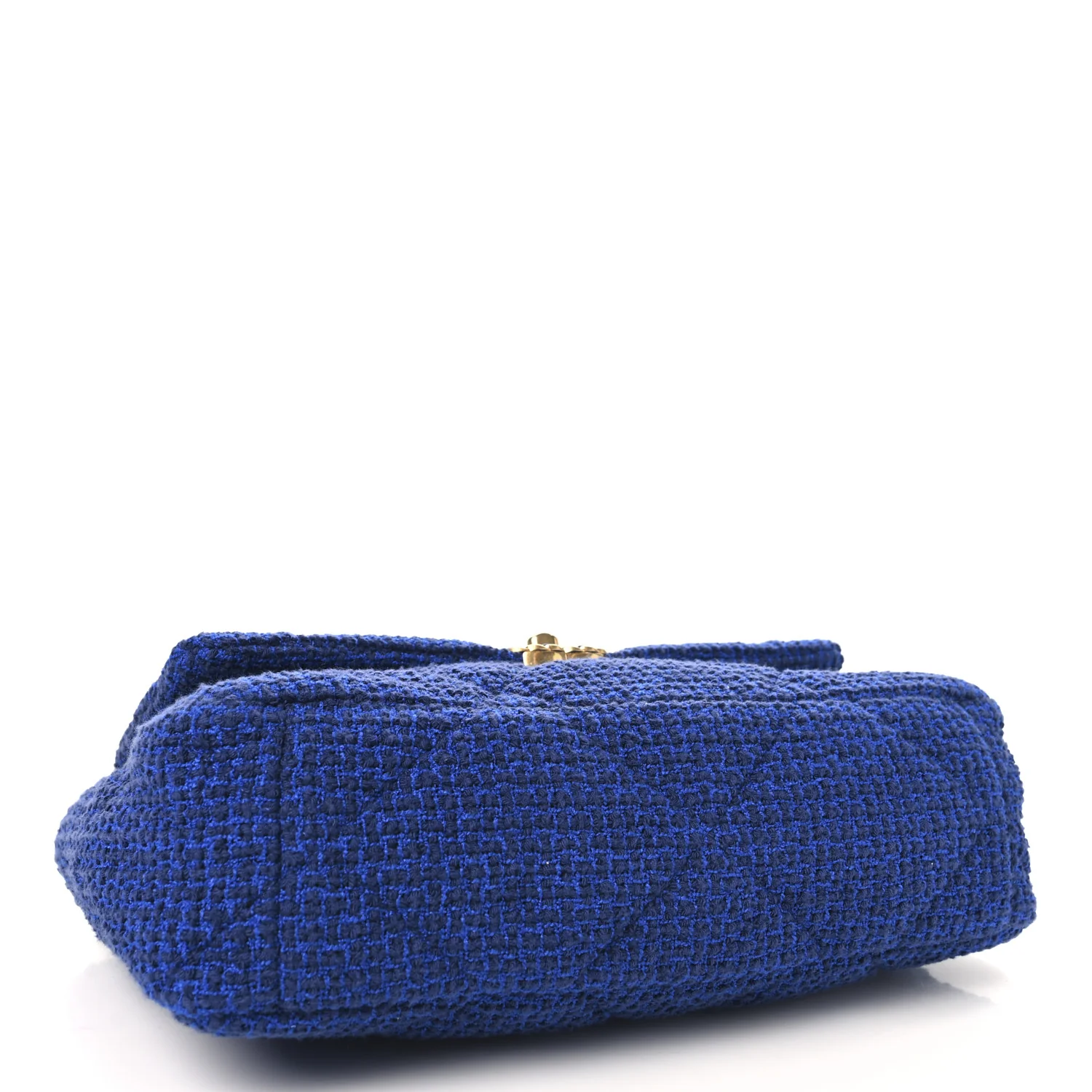 Tweed Quilted Large Chanel 19 Flap Blue - Top Club
