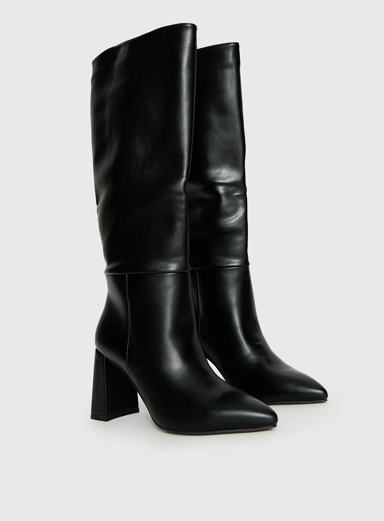 Vesper Knee High Boots Black