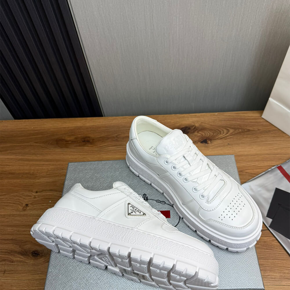 Prada Leather Sneakers - Top Club