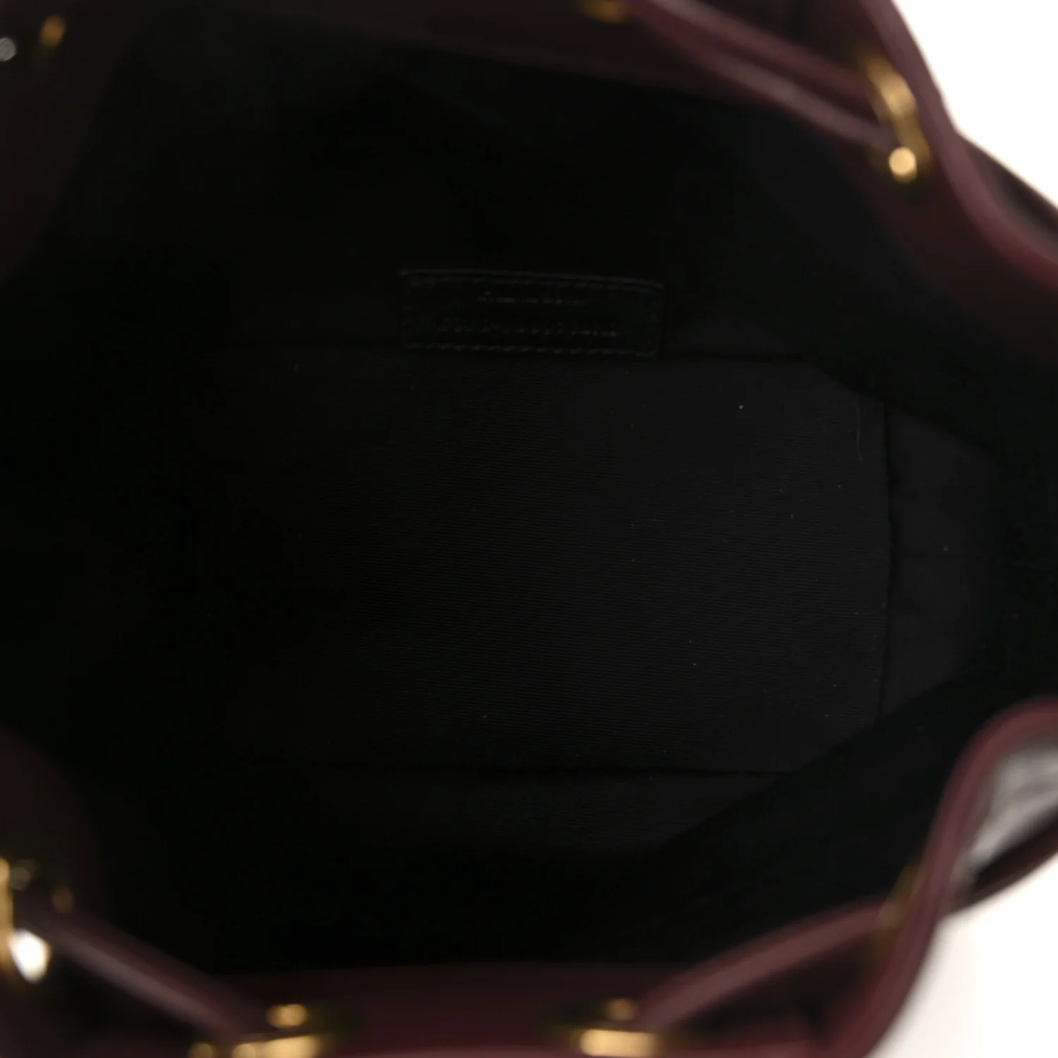 Lambskin Carre Quilted Cassandre Small Bucket Bag Hot Wine - Top Club