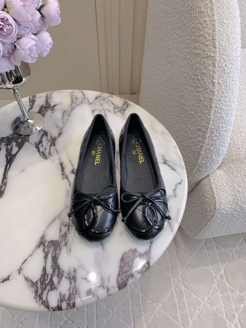 Chanel Women's Classic second-hand Kang Peng shoes flat shoes C93452 - Sneaker Replica Workshop