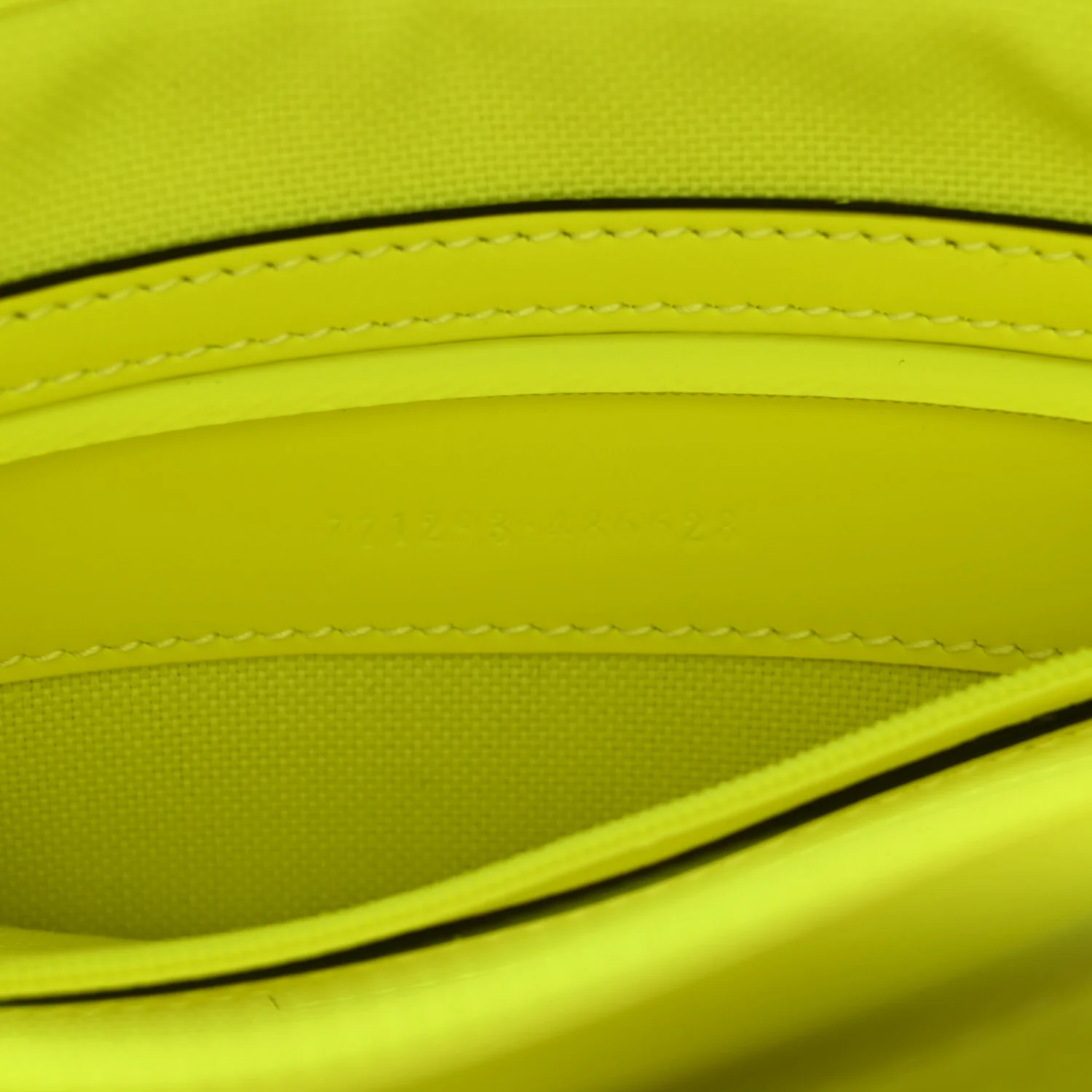 Rubber Effect Monogram GG Crossbody Bag Fluorescent Yellow - Top Club