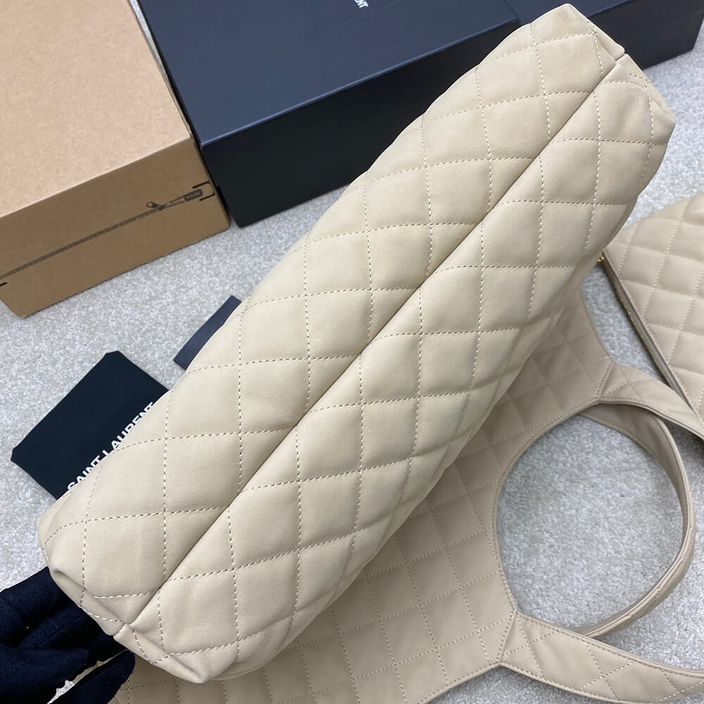 YSL ICARE maxi shopping bag in quilted nubuck suede(HIGH-END GRADE) - Top Club