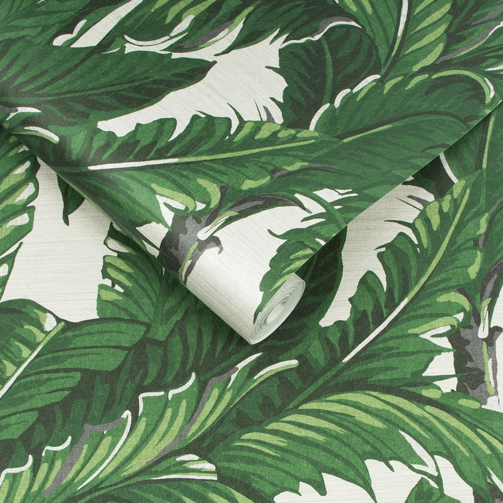 Graham & Brown  vliesbehang  Daintree Palm Pearl Graham & Brown  vliesbehang  Daintree Palm Pearl