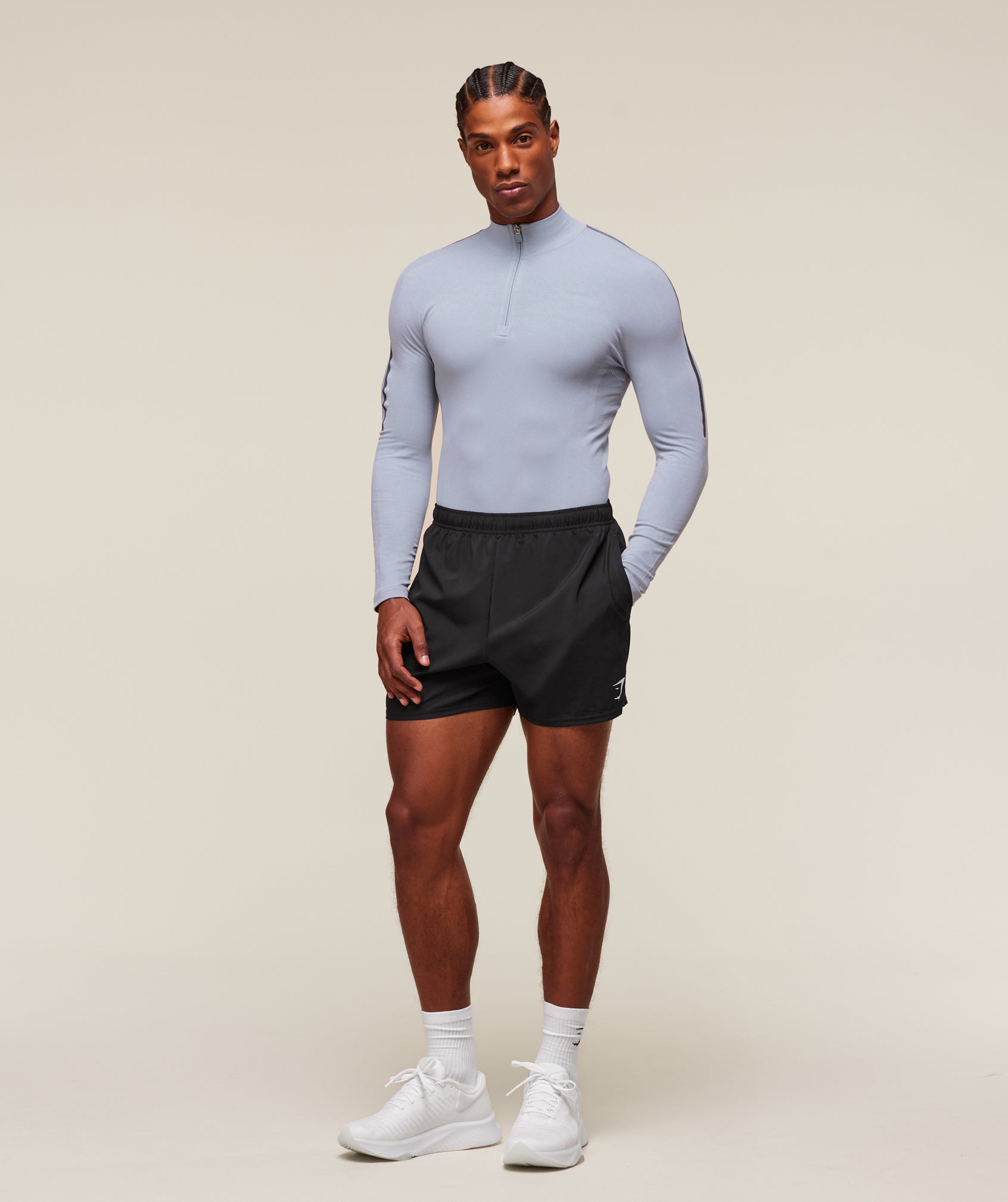 COACH everywear Warp Knit 1/4 Zip